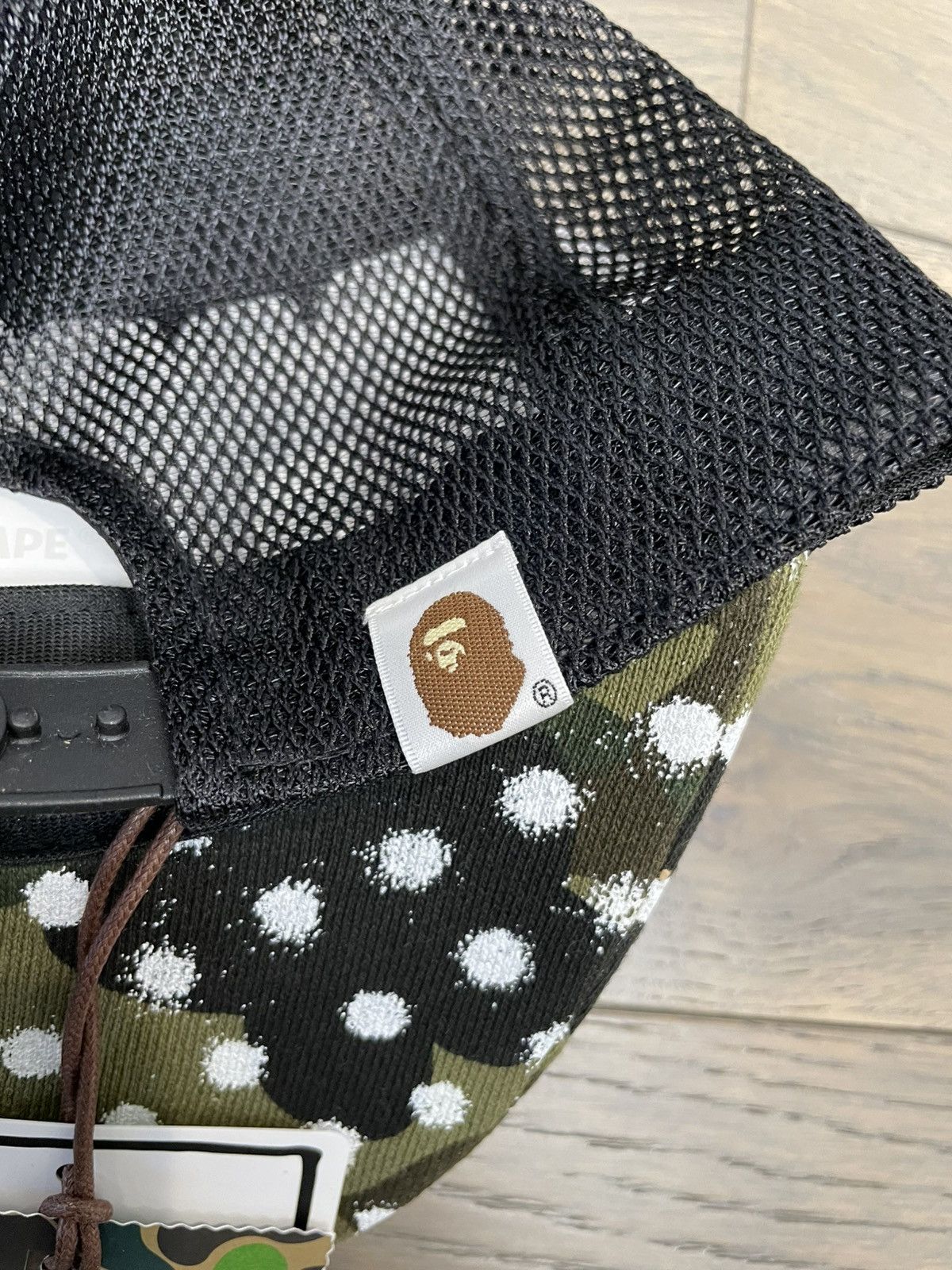 Bape Bape x Joshua Vides Camo Trucker Hat Size ONE SIZE - 2 Thumbnail