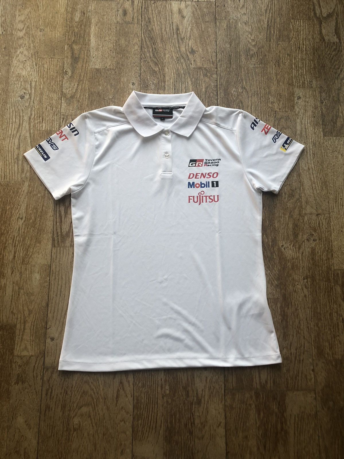 Vintage TOYOTA GAZOO RACING VINTAGE SPORT QUALITY POLO SHIRT Size US S / EU 44-46 / 1 - 1 Thumbnail