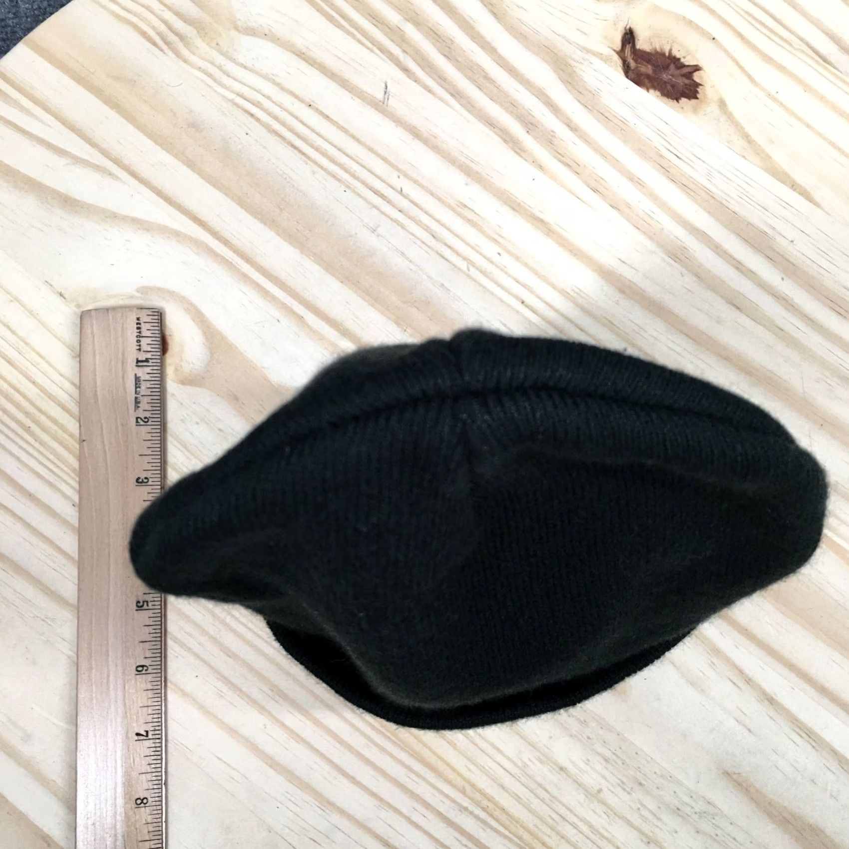 Lee Lee Beanie Mens One Size Black Cuffed Knitted Winter Hat Stretch Casual Workwear Size ONE SIZE - 4 Thumbnail