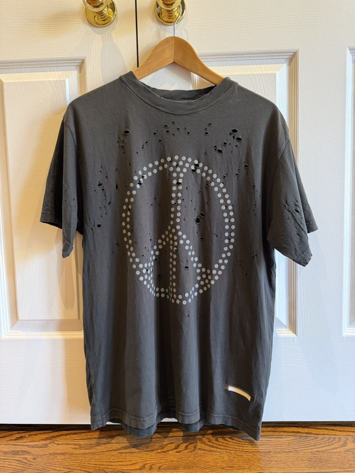 Satisfy Satisfy Mothtech PEACE Reflective T-Shirt Large Size US L / EU 52-54 / 3 - 12 Thumbnail