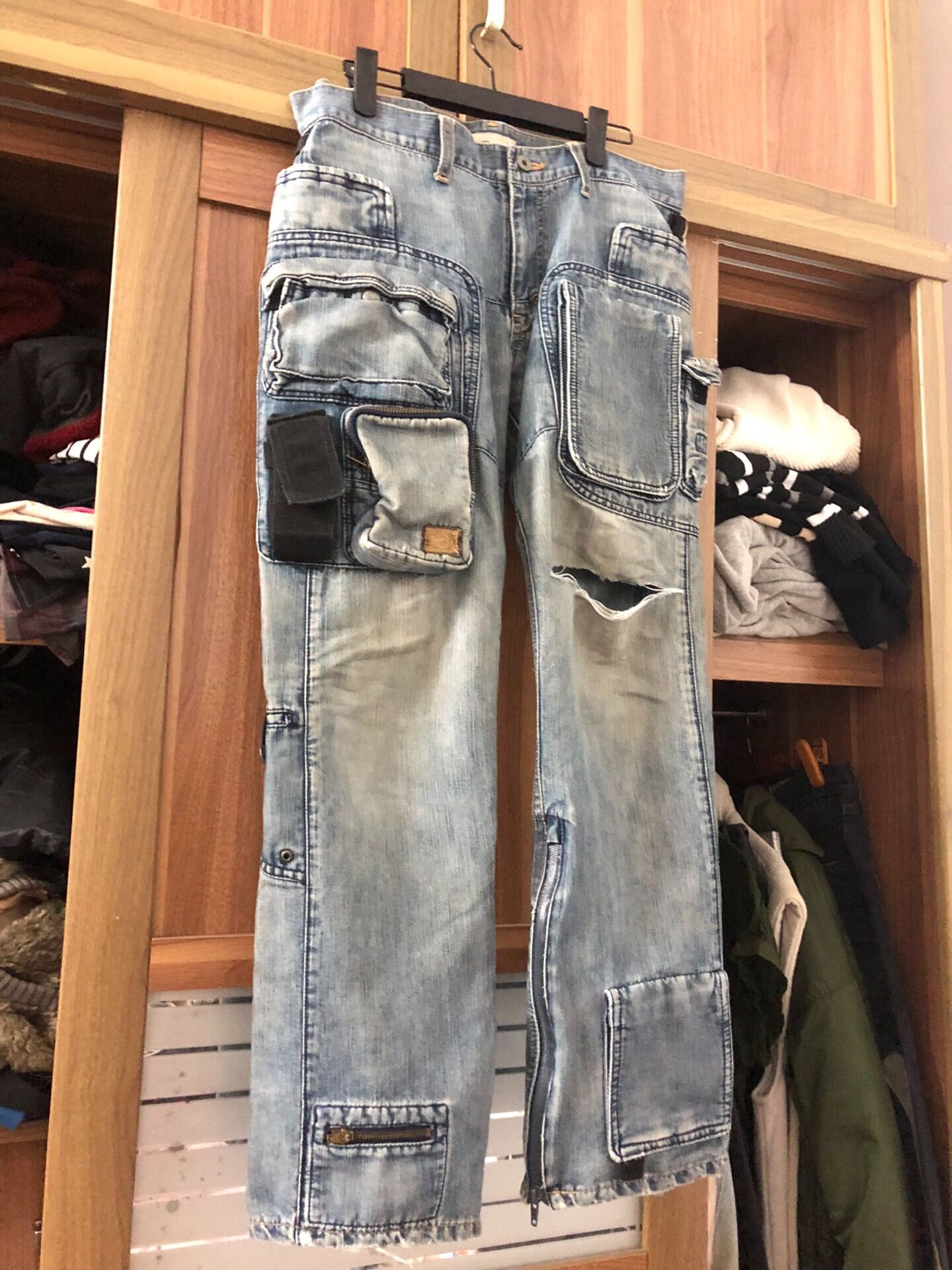 Junya Watanabe junya watanabe porter denim cargo pants Size US 32 / EU 48 - 1 Thumbnail