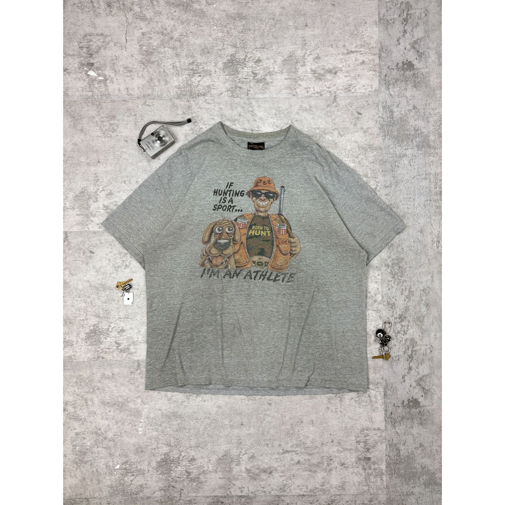 Other Vintage 90s I’m An Athlete Graphic T Size US XXL / EU 58 / 5 - 1 Thumbnail