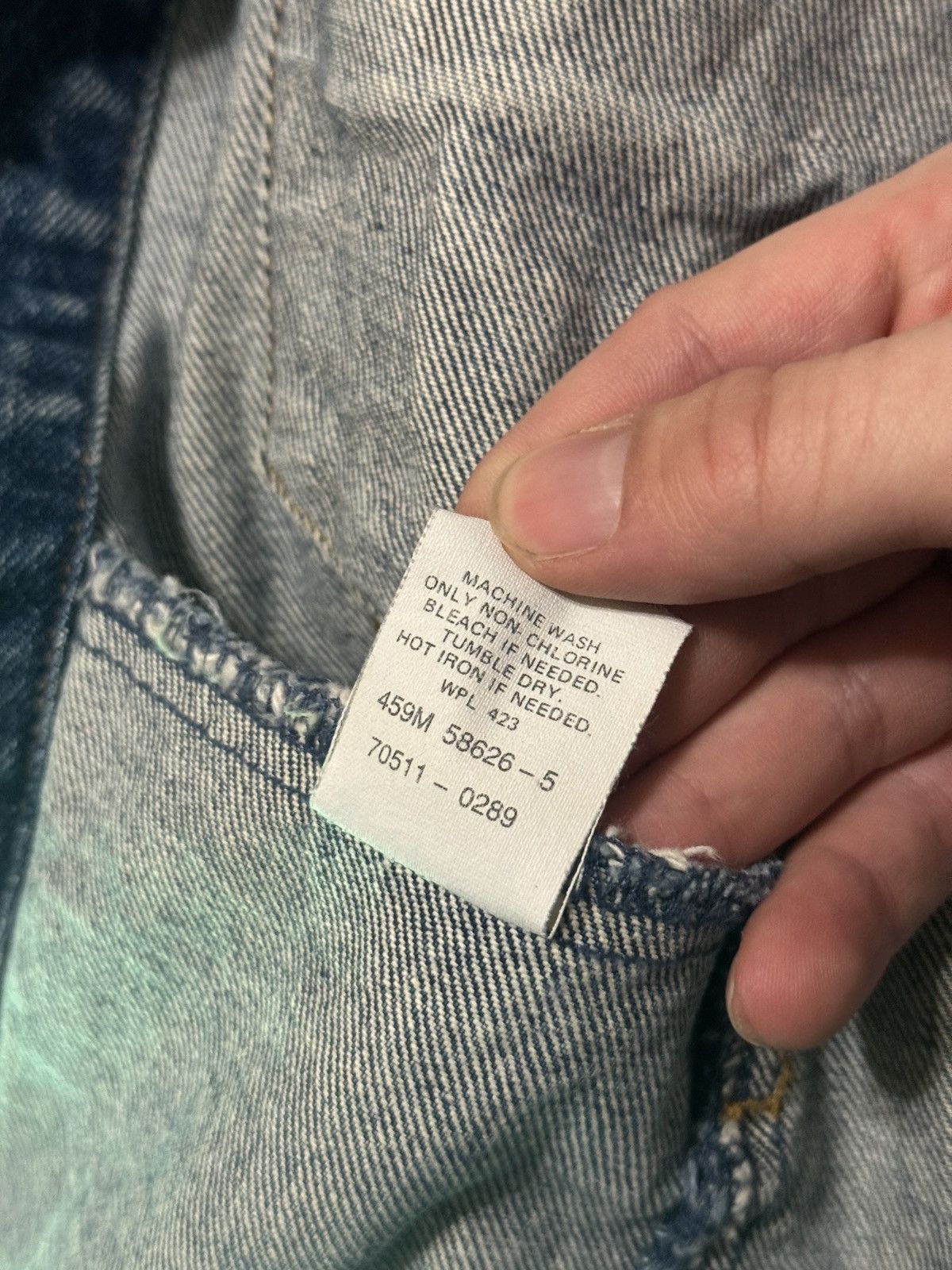 Levi's Vintage Clothing Vintage 90s Levi’s Denim Trucker Orange Tab 22x25 Jacket Size US S / EU 44-46 / 1 - 6 Thumbnail