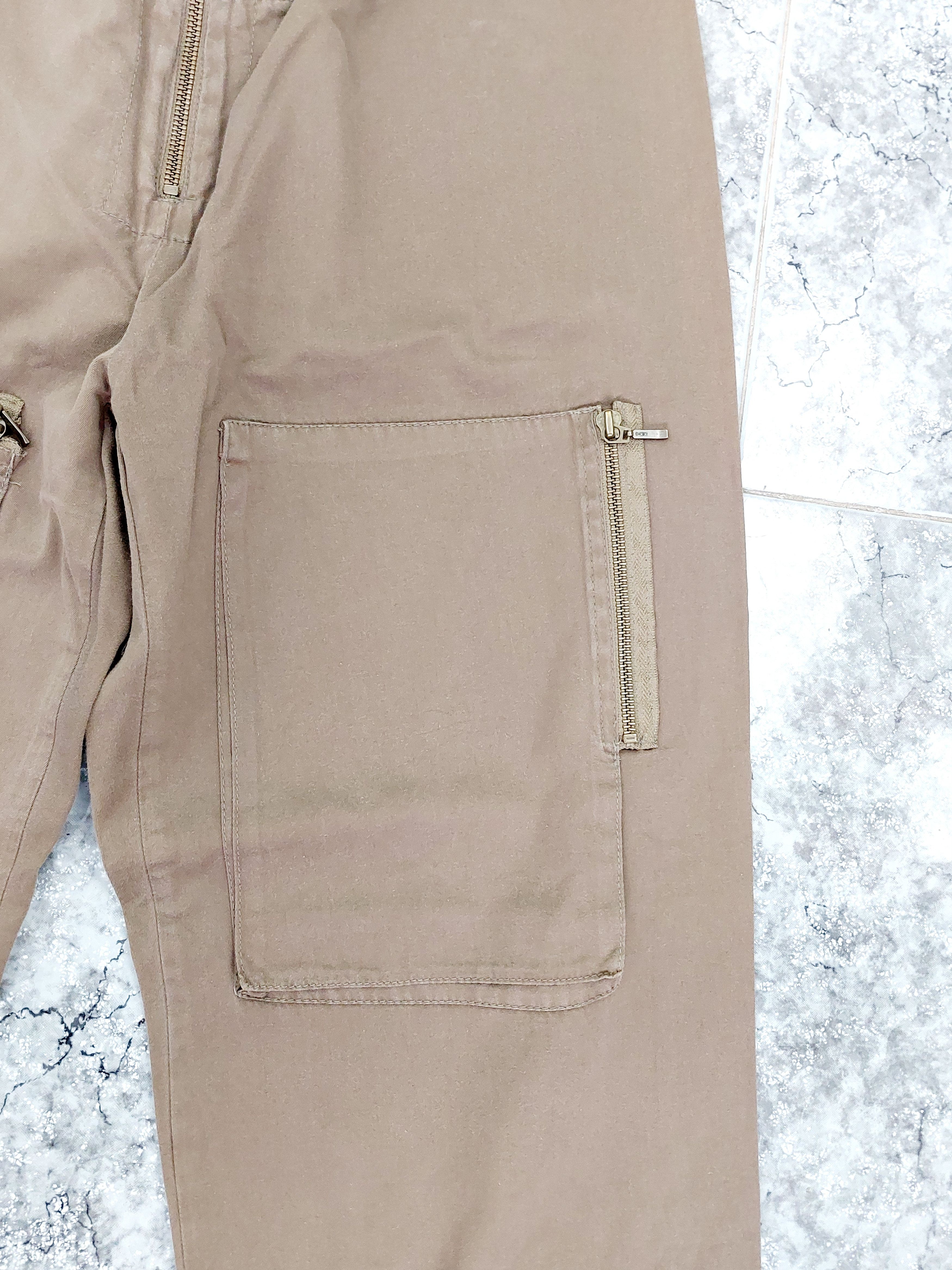 plein sud Plein Sud Multi-Zip Pocket Aviator Cargo Pants Trousers Size 34" / US 12 / IT 48 - 4 Thumbnail