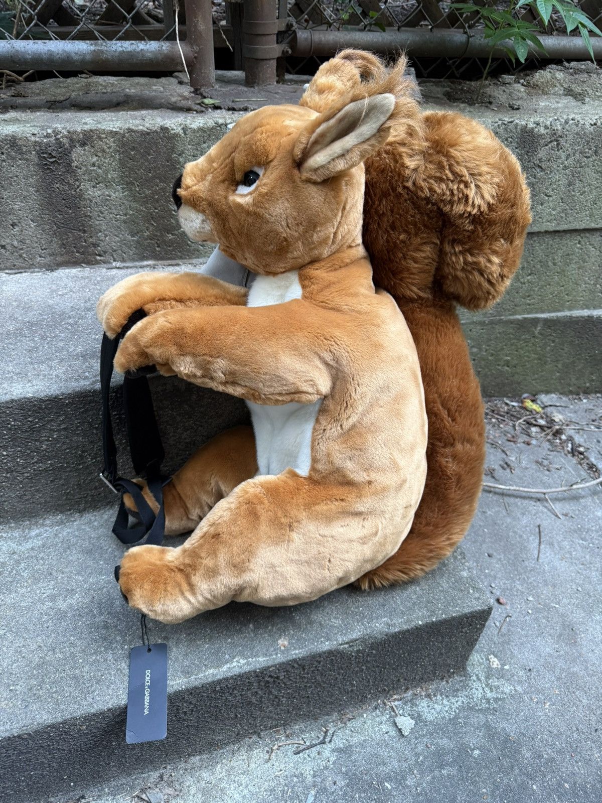 DOLCE&GABBANA ミリタリー加工パーカー ラビットファー 48 Dolce & Gabbana Dolce & Gabbana Squirrel Backpack 🐿️ 🎒 | Grailed