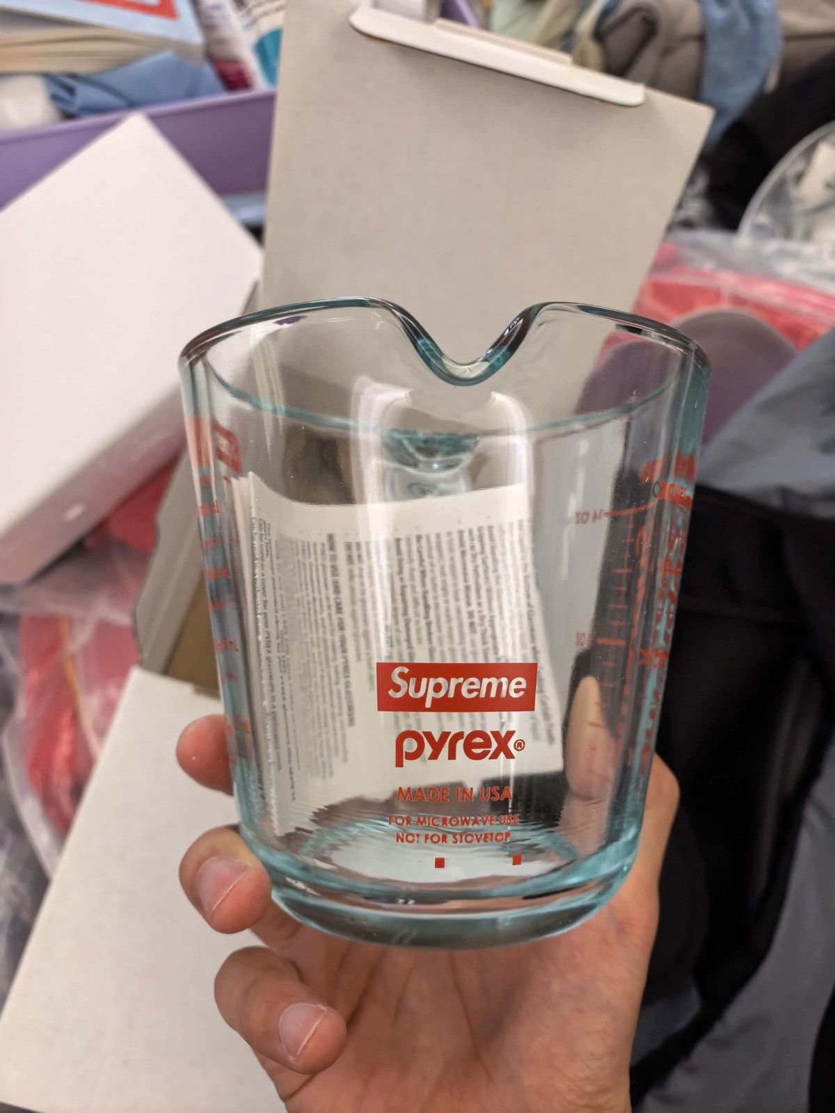 Supreme pyrex 2-cup measuring cup clear