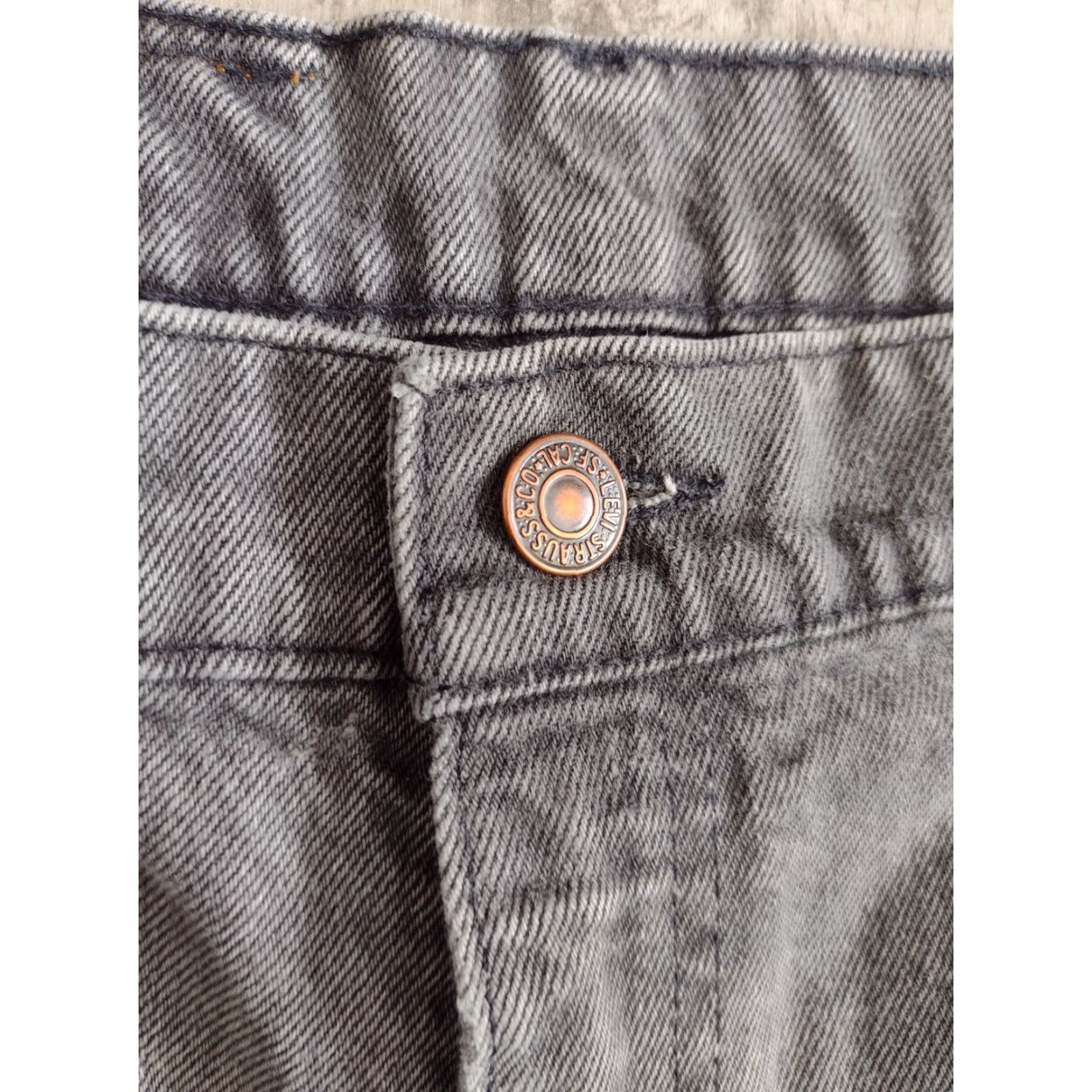 Levi's VINTAGE Levi's Two Horse Brand Gray Jeans Men's 40x30 Straight Classic Denim USA Size US 40 / EU 56 - 4 Thumbnail