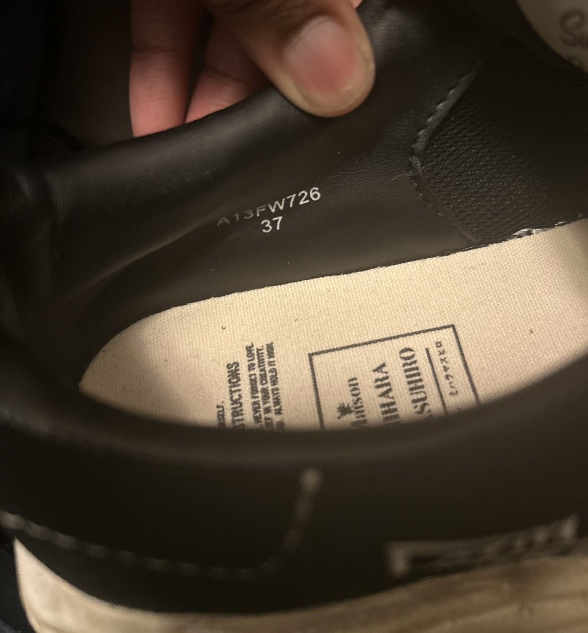 Designer × Maison MIHARA YASUHIRO maison mihara yasuhiro blakey sneaker Size US 5 / EU 37 - 8 Thumbnail
