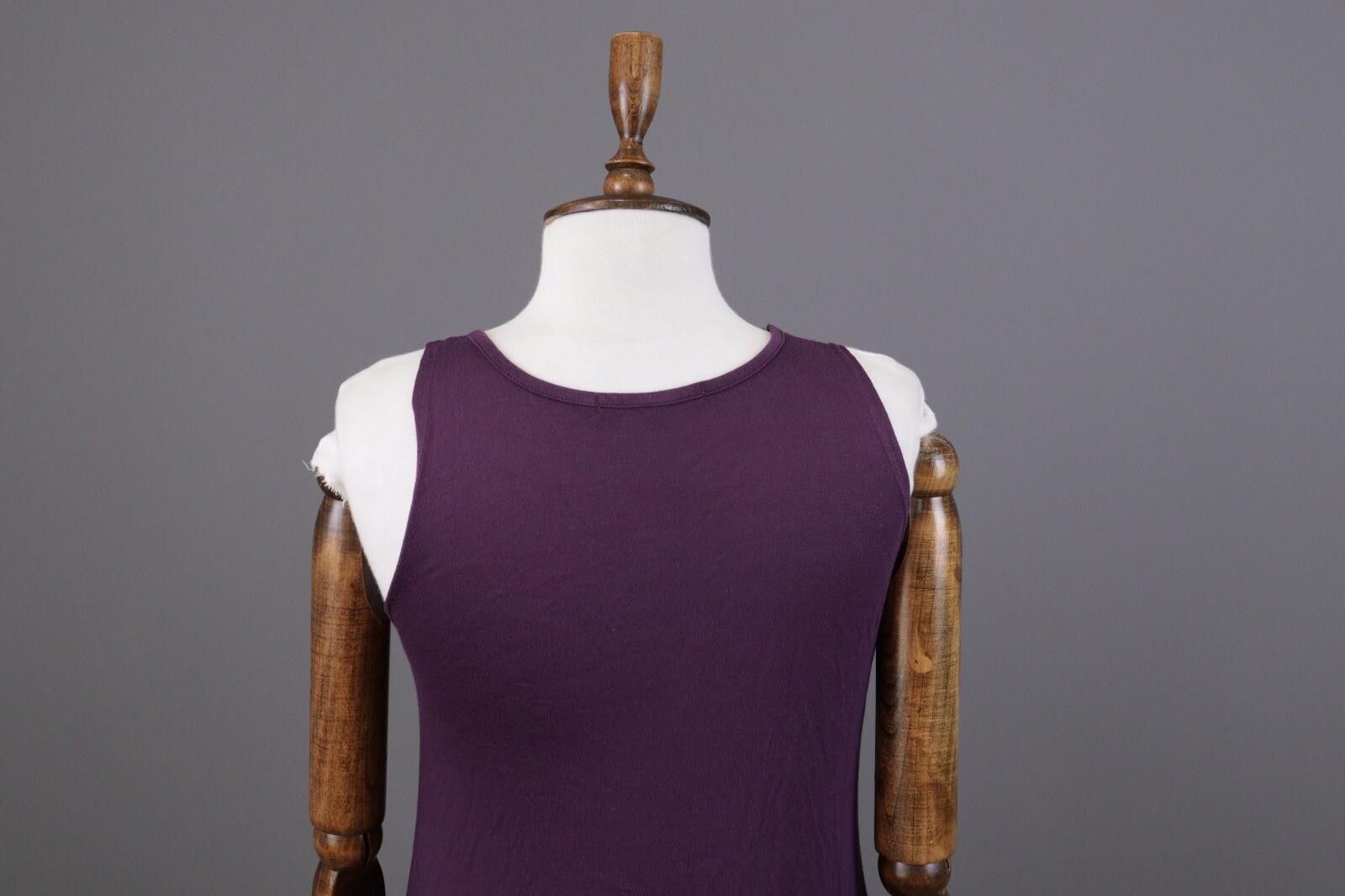 Designer Gudrun Sjoden Purple Modal Midi A-Line Dress Size S Size S / US 4 / IT 40 - 8 Thumbnail