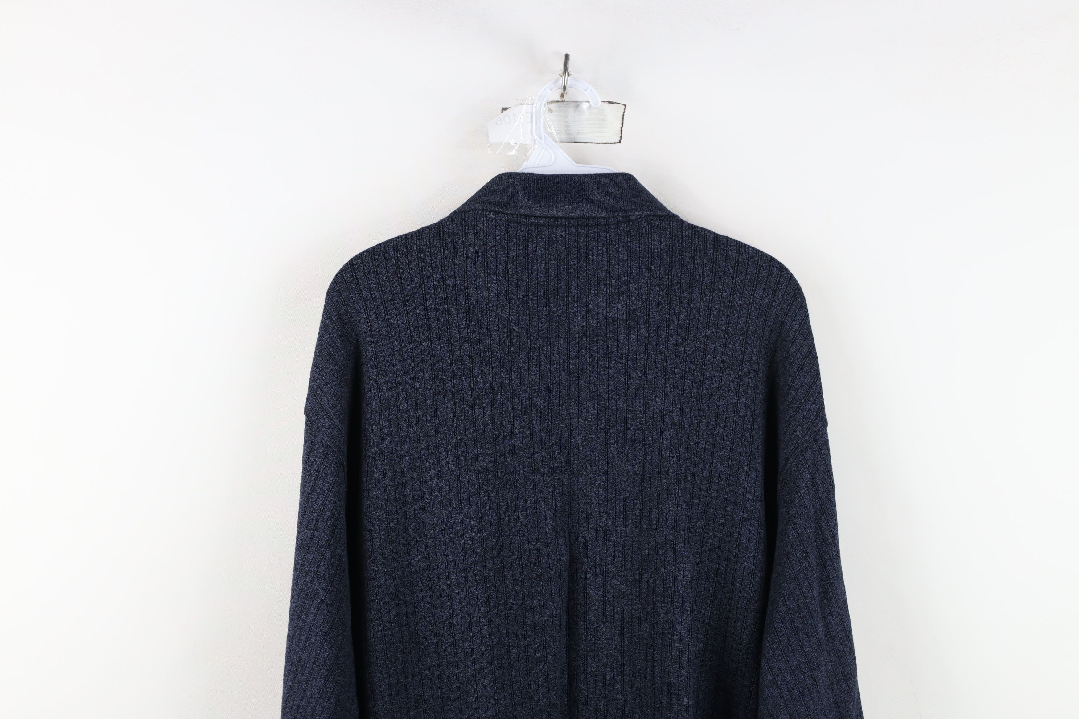 Vintage Vintage 90s Streetwear Knit Long Sleeve Rugby Polo Shirt Size US XL / EU 56 / 4 - 11 Thumbnail