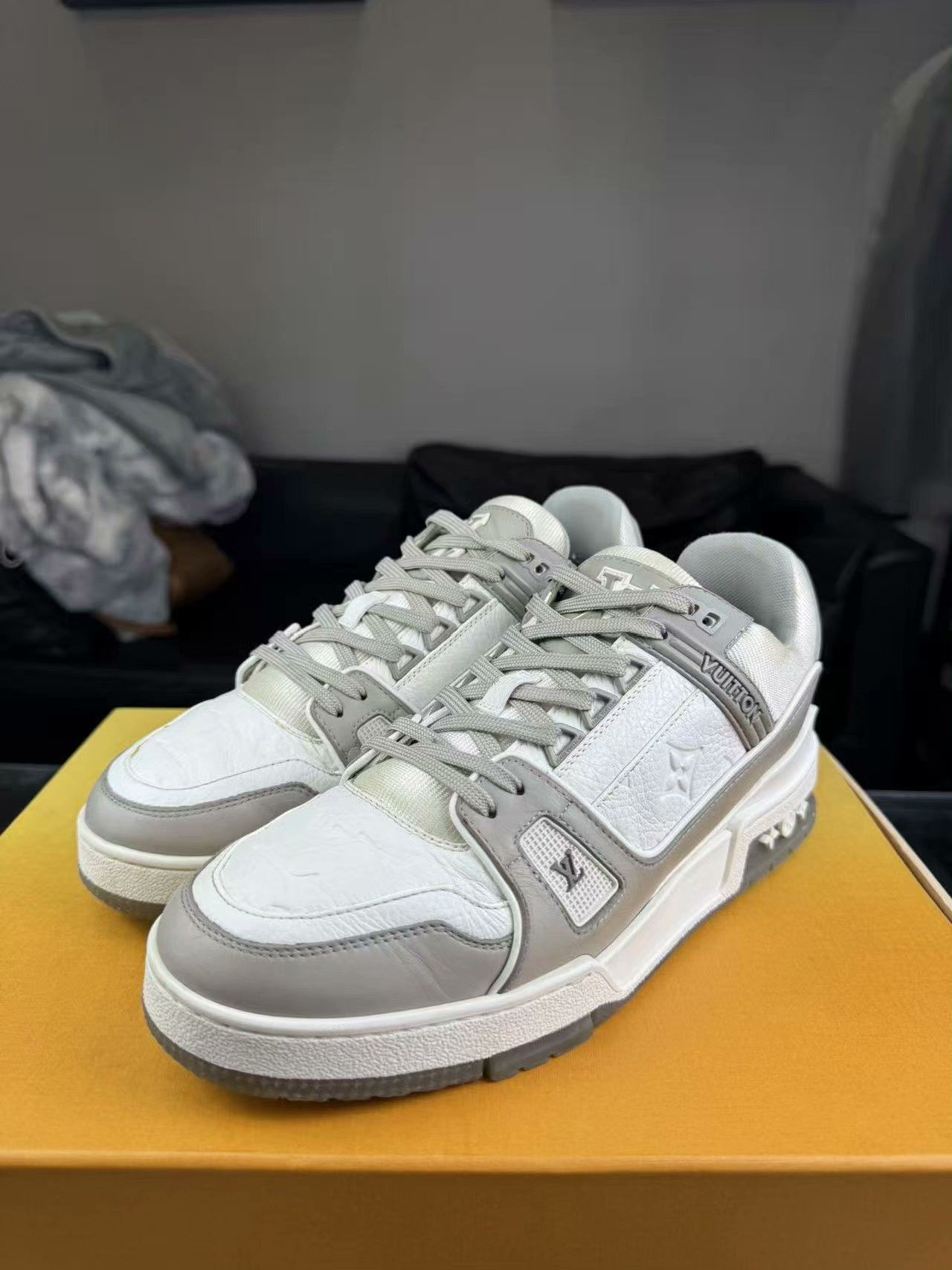 Louis Vuitton Louis Vuitton Training Gray Lowtop Sneakers 40 Men Size US 7.5 / EU 40-41 - 1 Thumbnail
