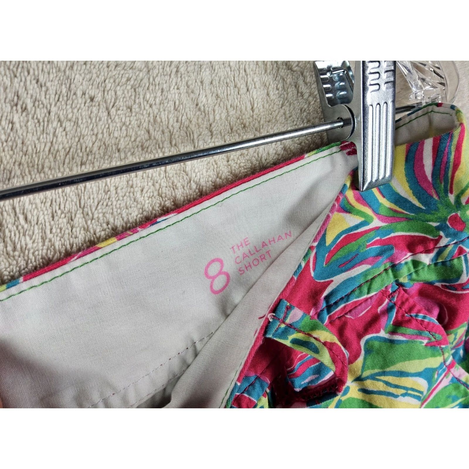 Lilly Pulitzer Lilly Pulitzer Women's Callahan Floral Tropical Pink Shorts Size 8 Size 30" / US 8 / IT 44 - 2 Thumbnail