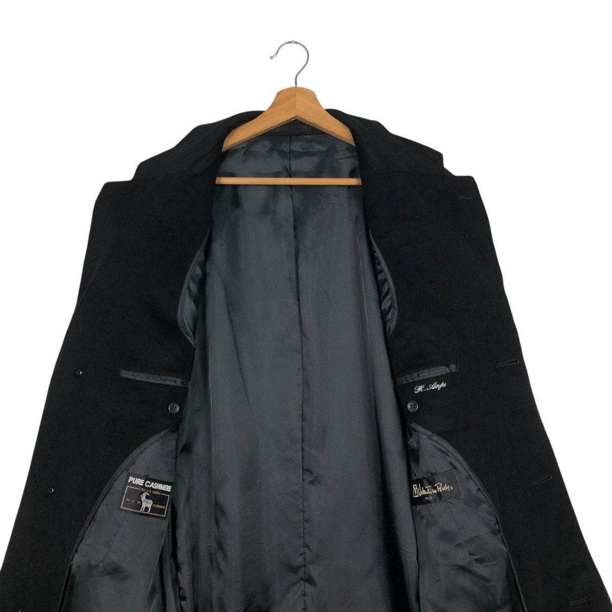 Japanese Brand 🔥VINTAGE WOOL LONG JACKET VALENTINO RUDY ISSEY MIYAKE Size US M / EU 48-50 / 2 - 17 Thumbnail