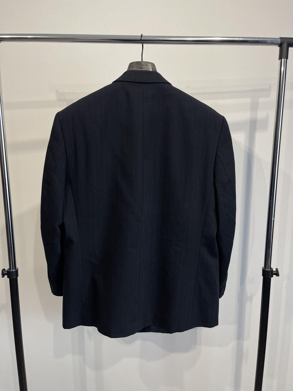 Vintage Vintage Plus 8 Double Breasted Blazer Jacket Navy Blue 40S Size 40S - 4 Thumbnail