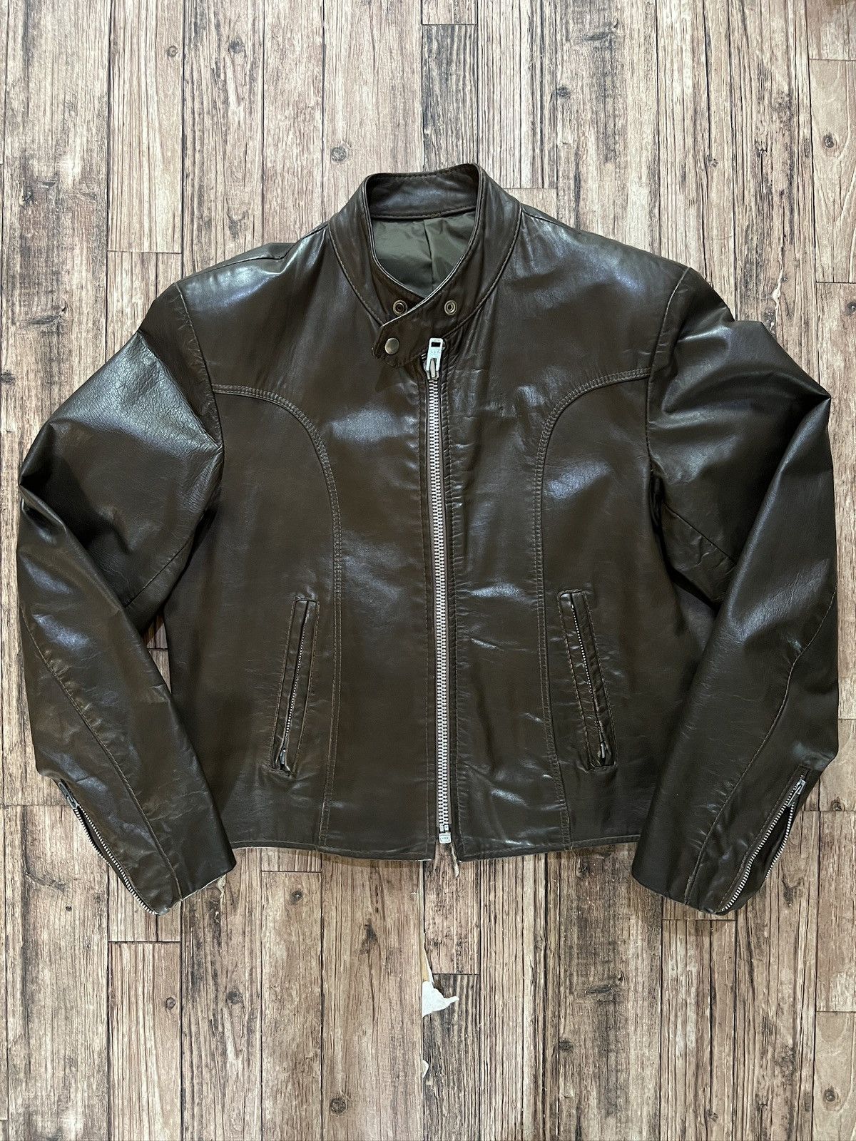 Bristol Studios × Schott × Vintage Bristol Cafe Racer Leather Jacket Size US L / EU 52-54 / 3 - 1 Thumbnail