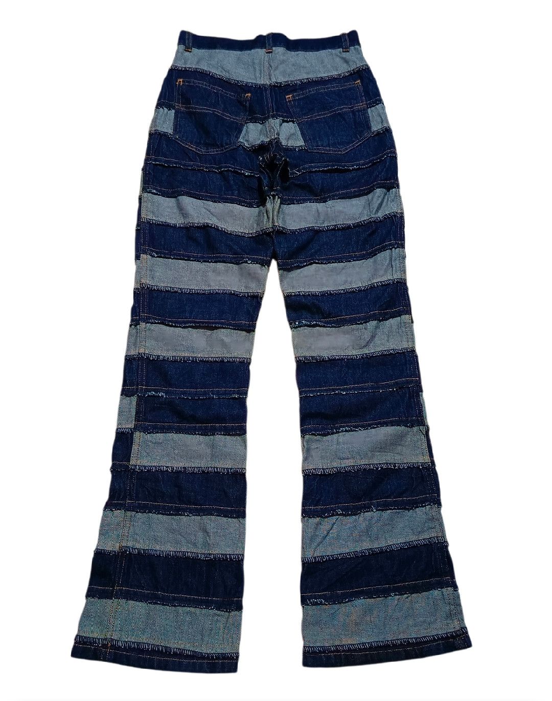 14th Addiction Need ✈️ Vintage Kinky Flare Hagi Denim Jeans Style Size 27" / US 4 / IT 40 - 2 Thumbnail