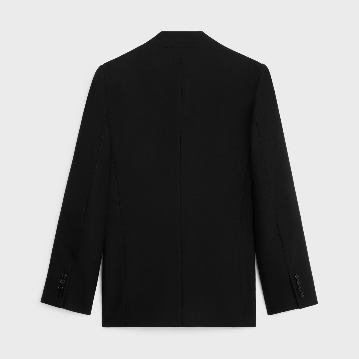 Celine RARE - FW24 Wing Collar Diagonal Wool Jacket 54 Size 54R - 4 Thumbnail
