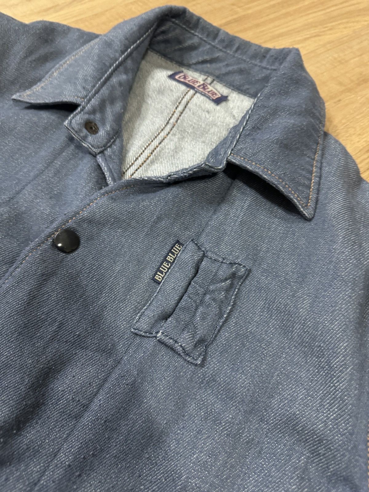 Blue Blue Japan × Vintage VINTAGE BLUE BLUE JAPAN DENIM JACKET Size US M / EU 48-50 / 2 - 2 Thumbnail