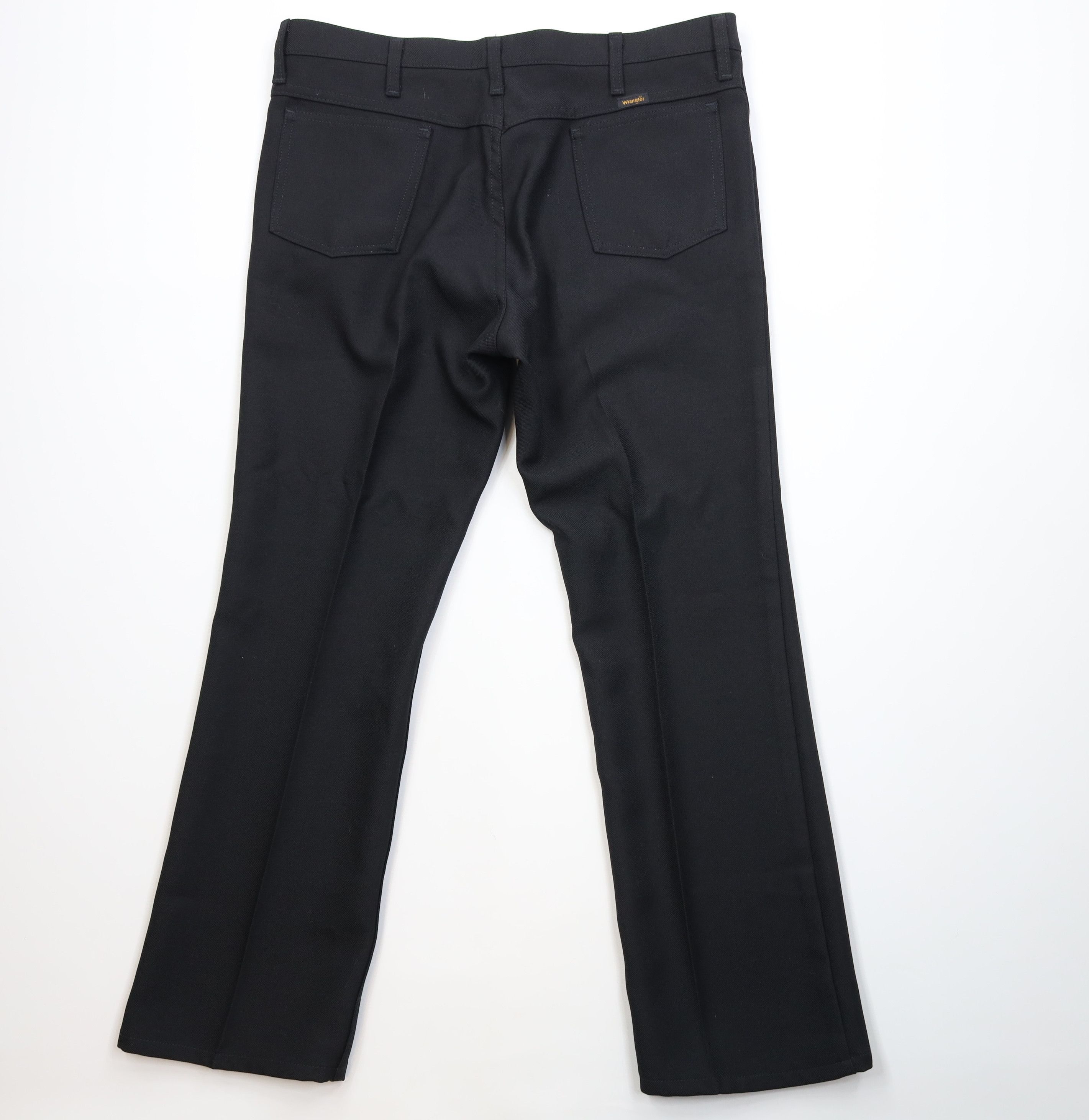 Wrangler Vintage 90s Wrangler Wide Leg Western Chino Pants Black Size US 38 / EU 54 - 9 Thumbnail