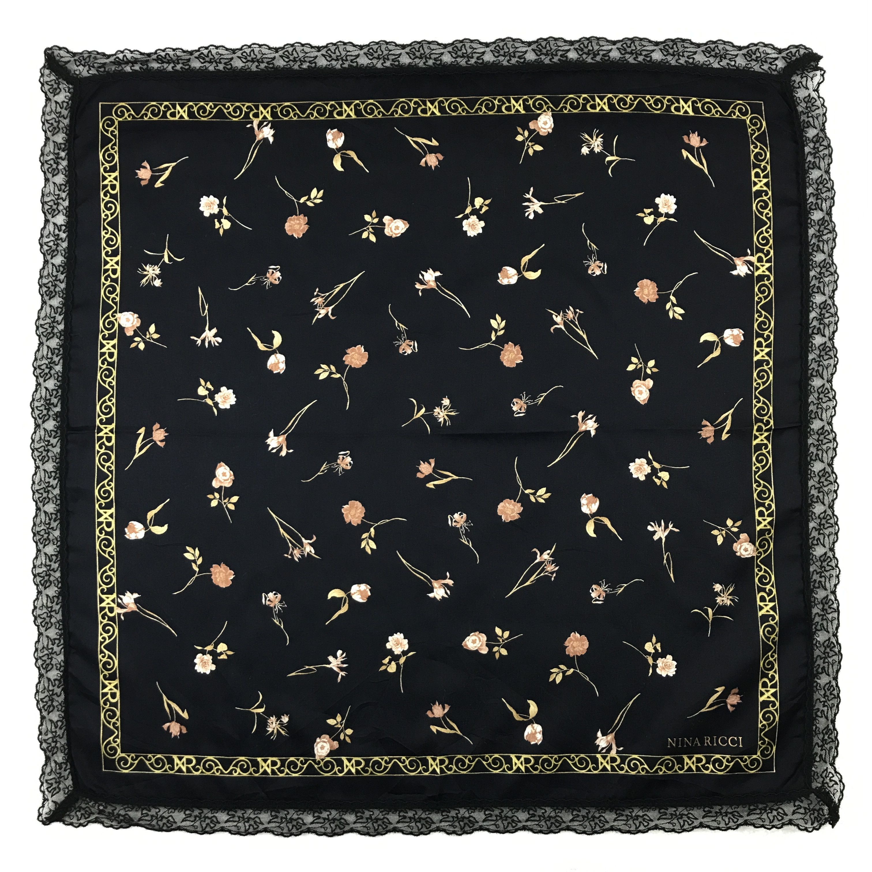 Designer × Japanese Brand × Vintage Vintage Nina Ricci Bandana Neckerchief Handkerchief Size ONE SIZE - 1 Thumbnail