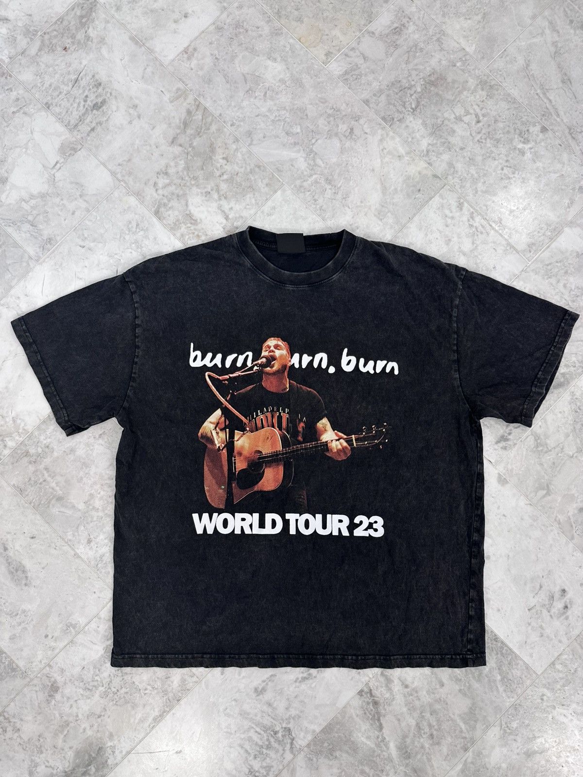 Other Zach Bryan Burn Burn Burn World Tour 2023 Tee Vintage Wash Size US XL / EU 56 / 4 - 2 Thumbnail