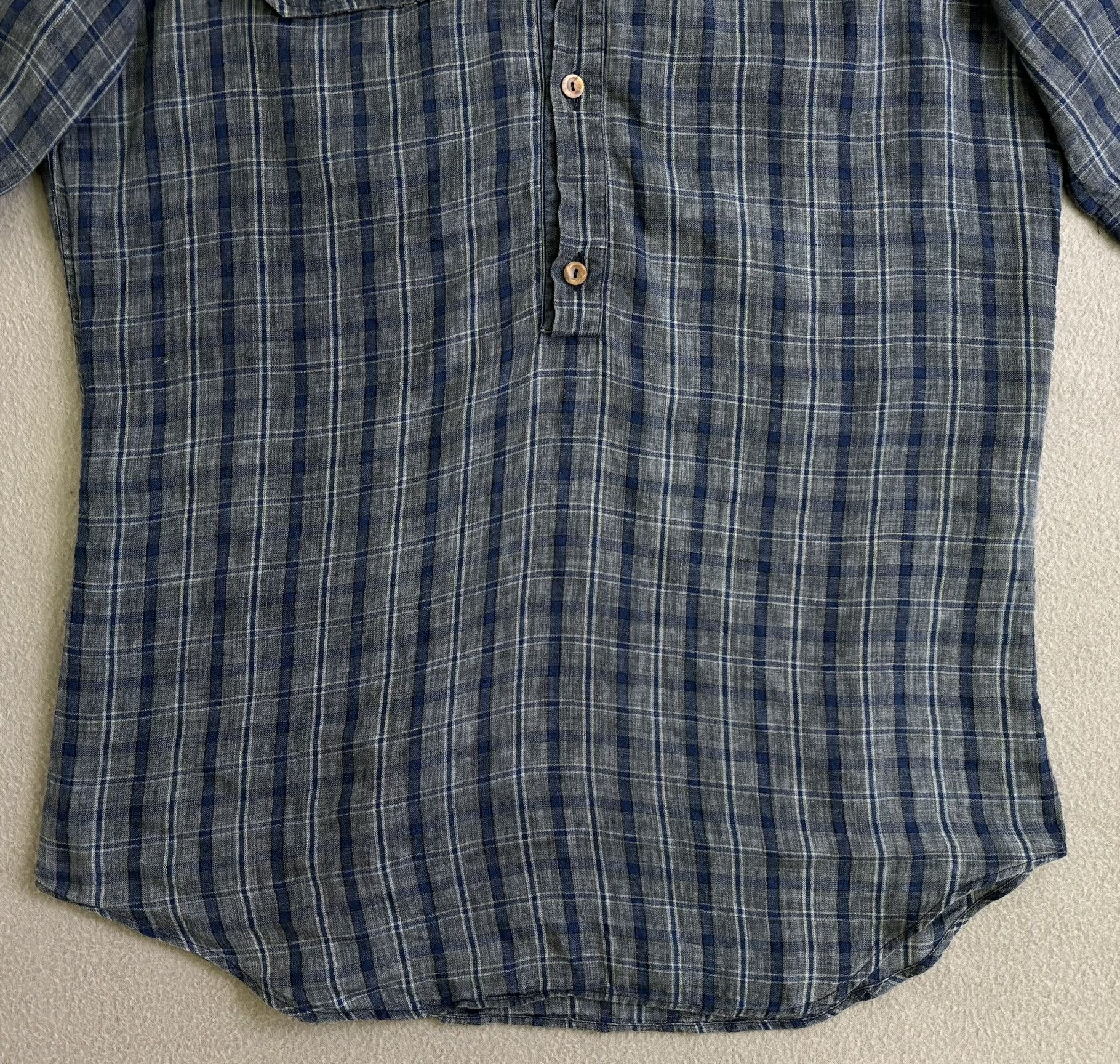 Just Cavalli Just Cavalli 100% Linen Shirt Size 48 Size US M / EU 48-50 / 2 - 3 Thumbnail