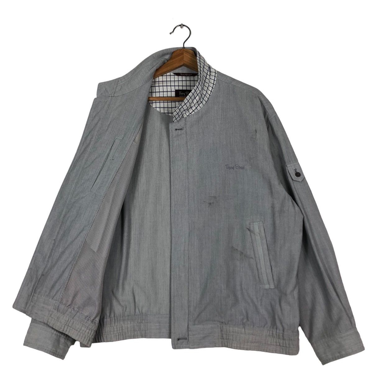 Japanese Brand 🔥Vintage Bomber Jacket Troy Bross Japan Issey Miyake Size US L / EU 52-54 / 3 - 11 Thumbnail