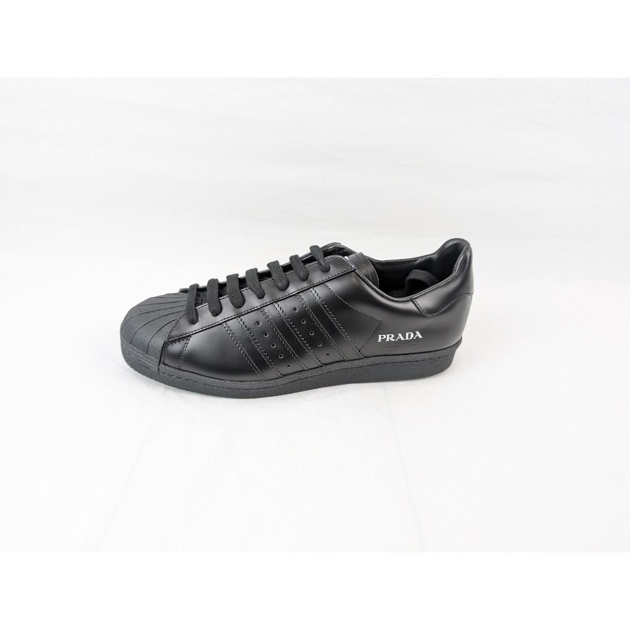 Prada o1rshd1 Brushed Calf Low-Top Sneakers in Black Size US 9.5 / EU 42-43 - 1 Thumbnail