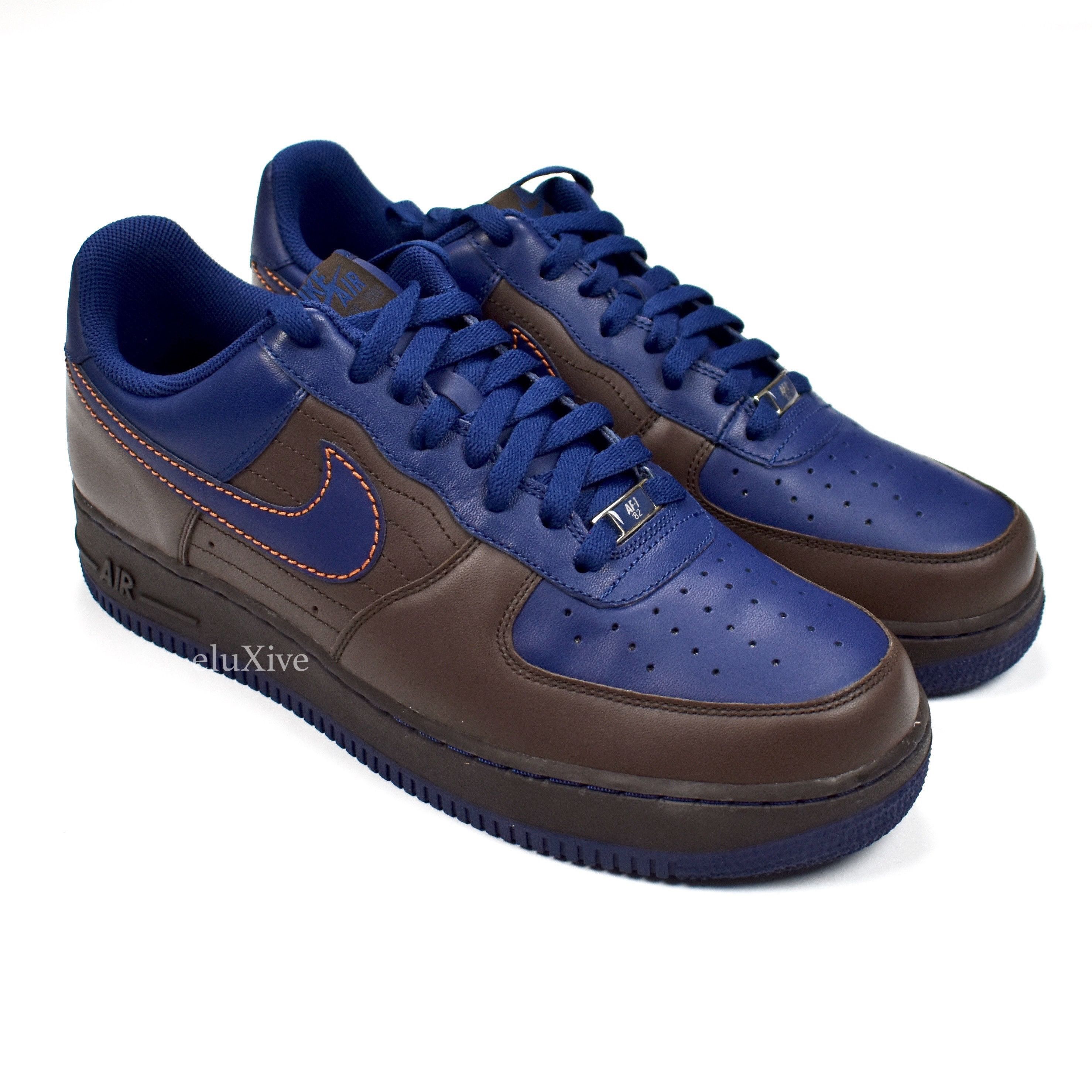 Nike Air Force 1 Low Barkley Pack Brown Blue 2007 DS Size US 11 / EU 44 - 1 Preview