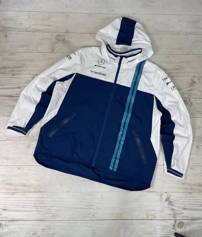 Hackett Hackett Mercedes Benz Williams Racing Jacket Martini 3XL Size US XXL / EU 58 / 5 - 1 Thumbnail