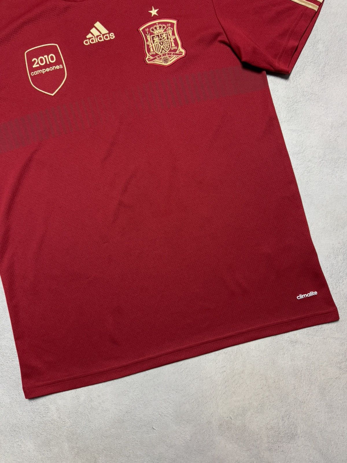 Adidas Spain 2013 2014 Football Shirt Soccer Jersey Adidas Size US M / EU 48-50 / 2 - 4 Thumbnail