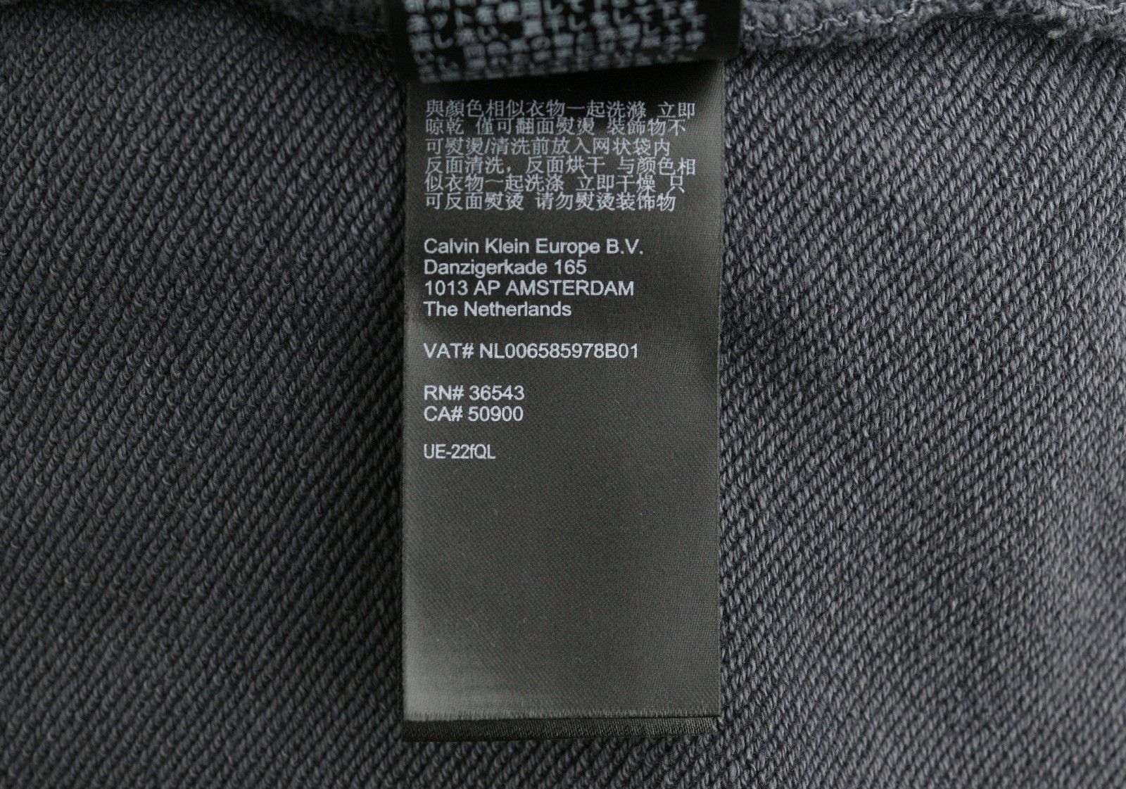 Calvin Klein 2XL Grey Faded Embroidered Logo Pullover Hoodie 87446 Size US XXL / EU 58 / 5 - 9 Thumbnail
