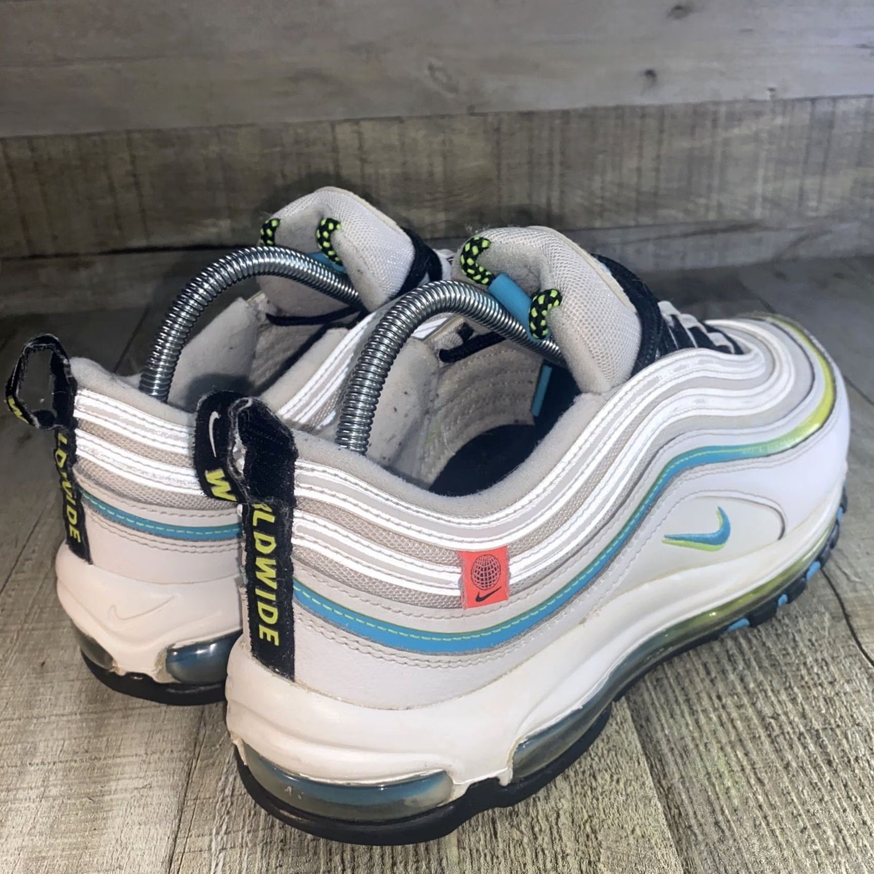 Nike Nike Air Max 97 Worldwide Pack White Mens Size 9 CZ5607-100 Size US 10 / EU 43 - 6 Thumbnail