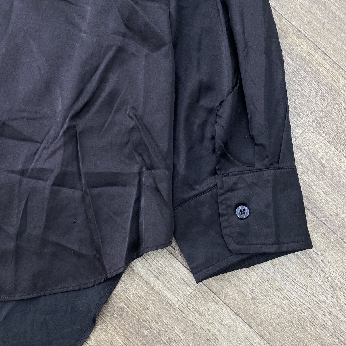 Alexander Wang Vintage Alexander Wang Silk Luxury Black Button Up Shirt Size M / US 6-8 / IT 42-44 - 12 Thumbnail