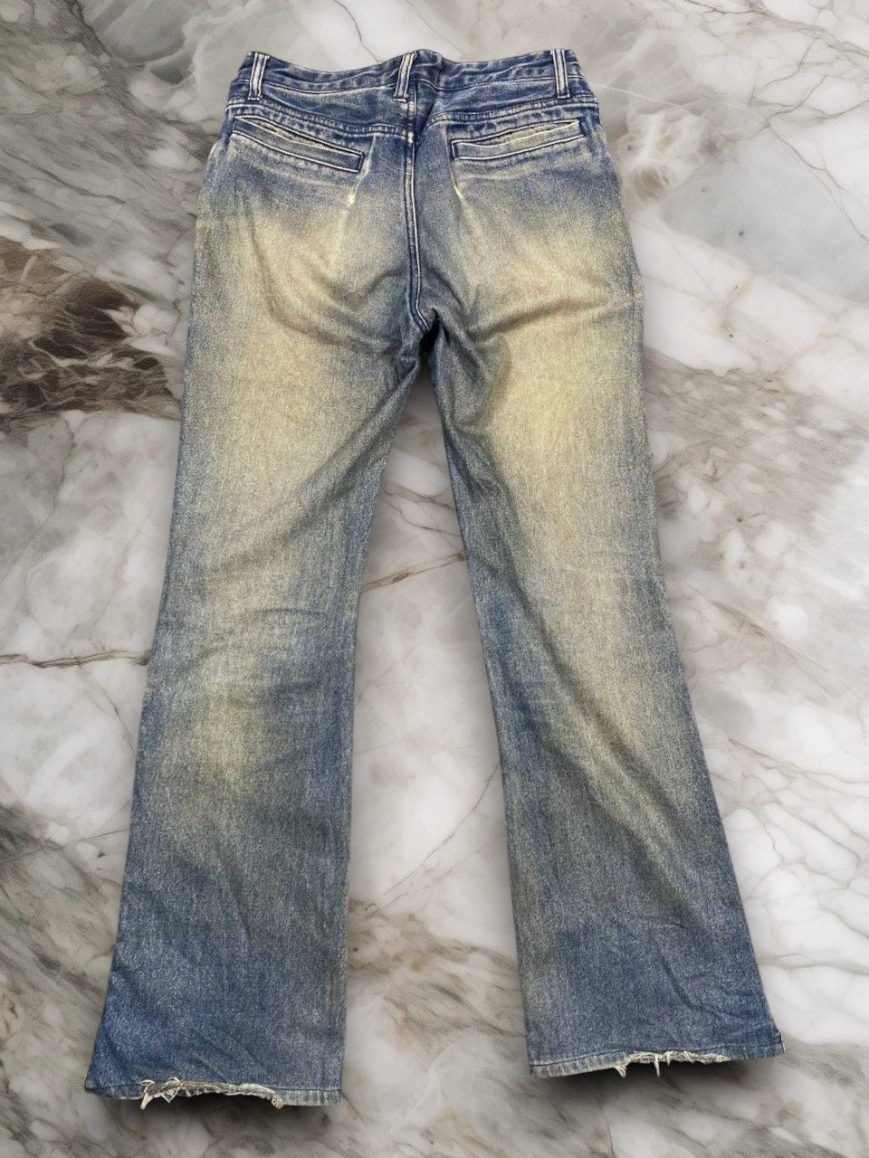 PPFM vintage 90s ppfm bondage style distressed flare denim Size US 32 / EU 48 - 2 Thumbnail
