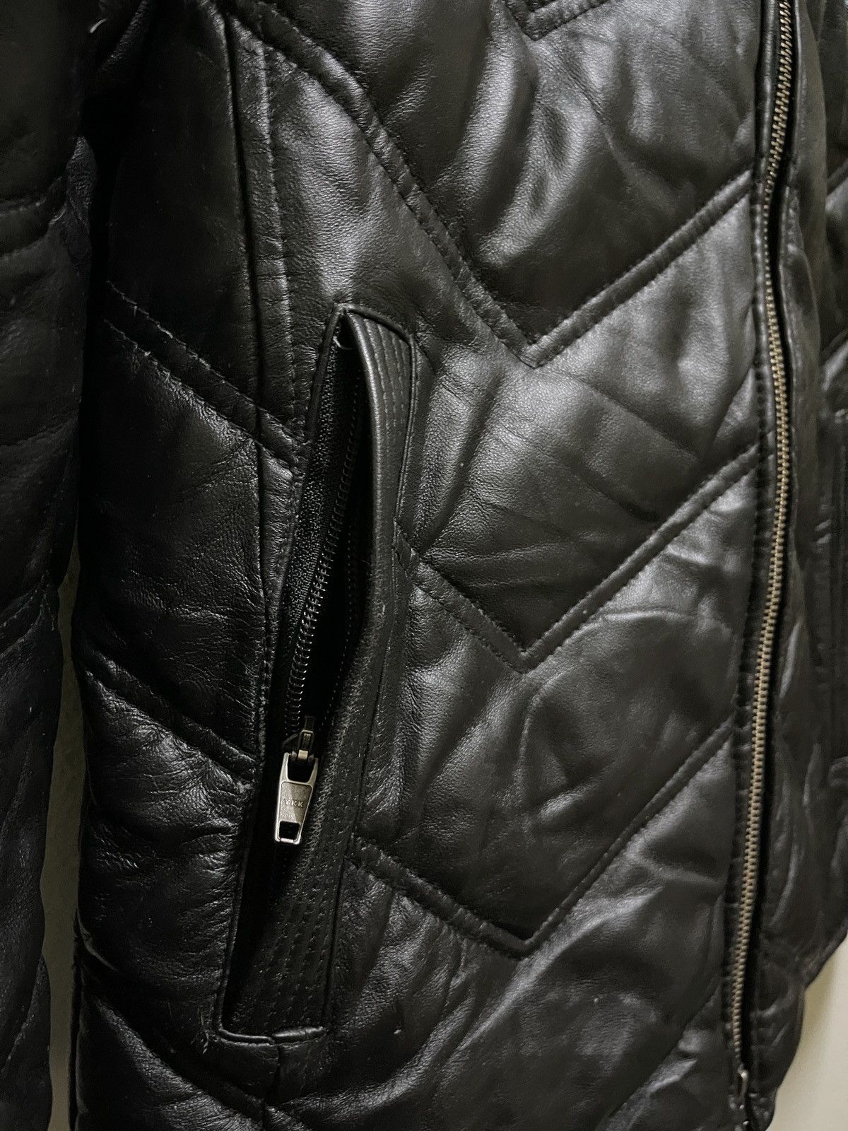 JACKROSE Jackrose Puffer Leather Jacket Attach Fur Hoodie Size US L / EU 52-54 / 3 - 8 Thumbnail