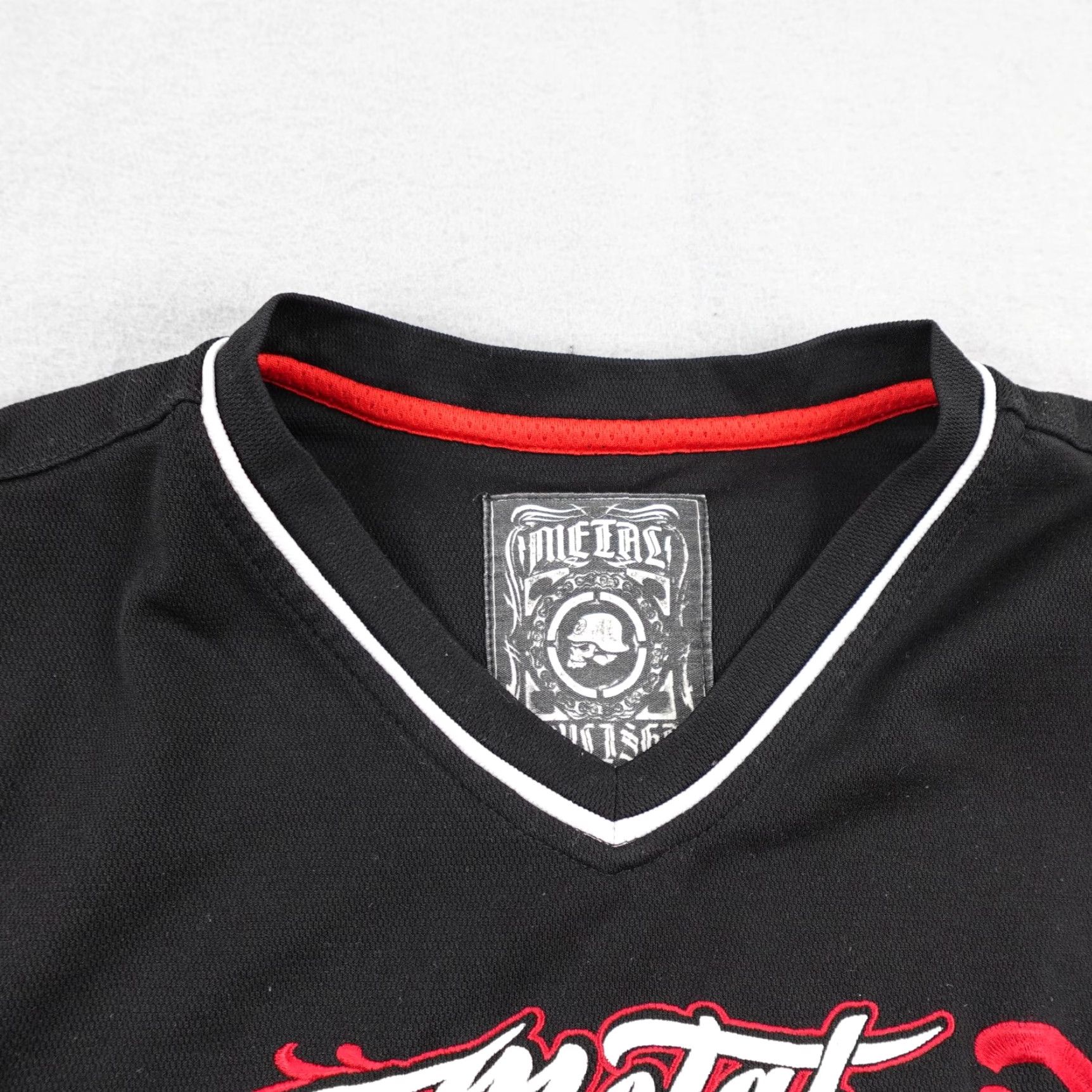 Metal Mulisha VINTAGE Metal Mulisha Tank Top Shirt Mens M Black Red Skull Jersey Sleeveless MotoX Graphic Print 90s Boys Mens Size US M / EU 48-50 / 2 - 3 Thumbnail