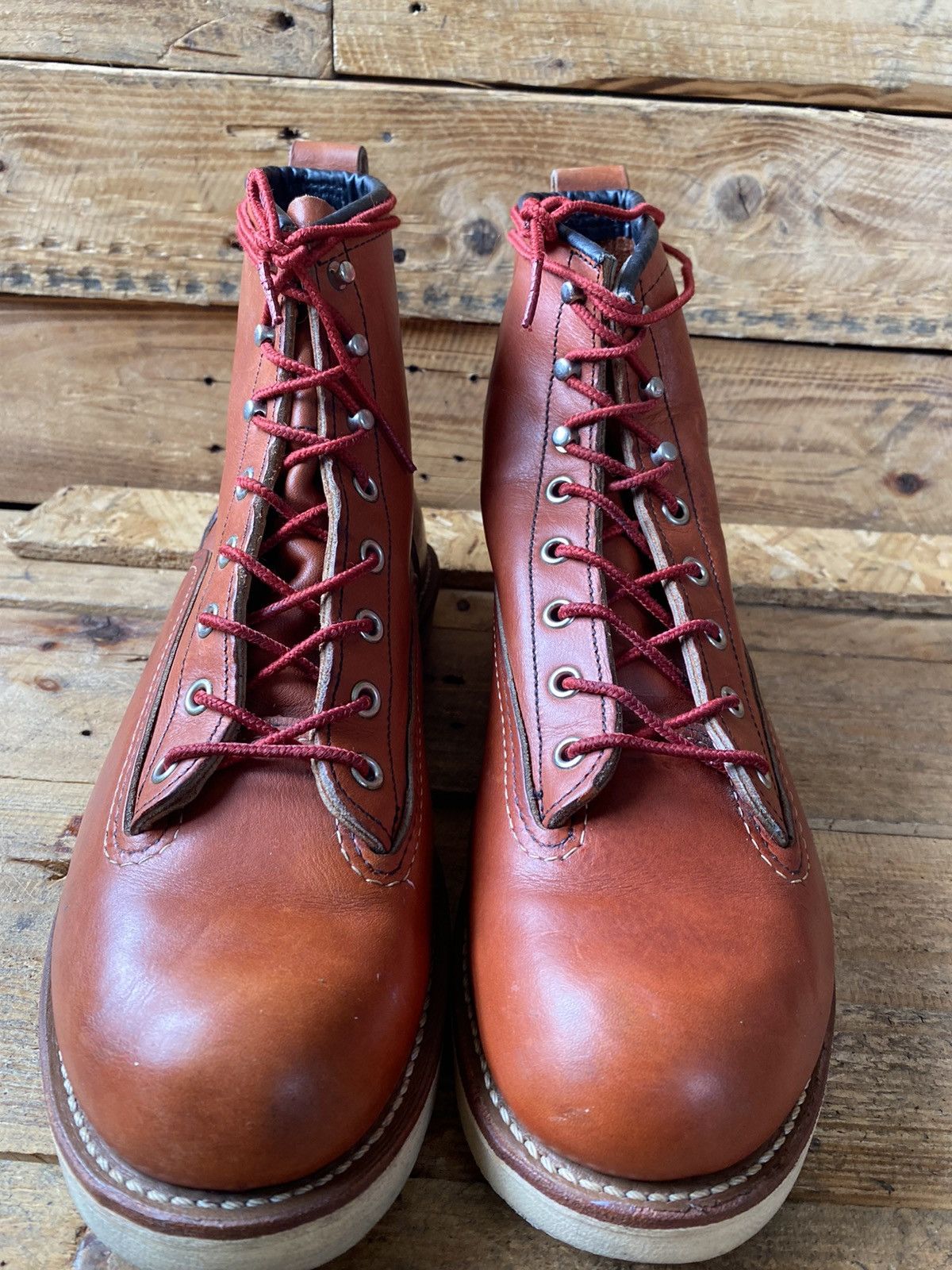 Red Wing Redwing lineman ,oro russet ,round monkey boots Us 10D uk 9 Size US 10 / EU 43 - 3 Thumbnail