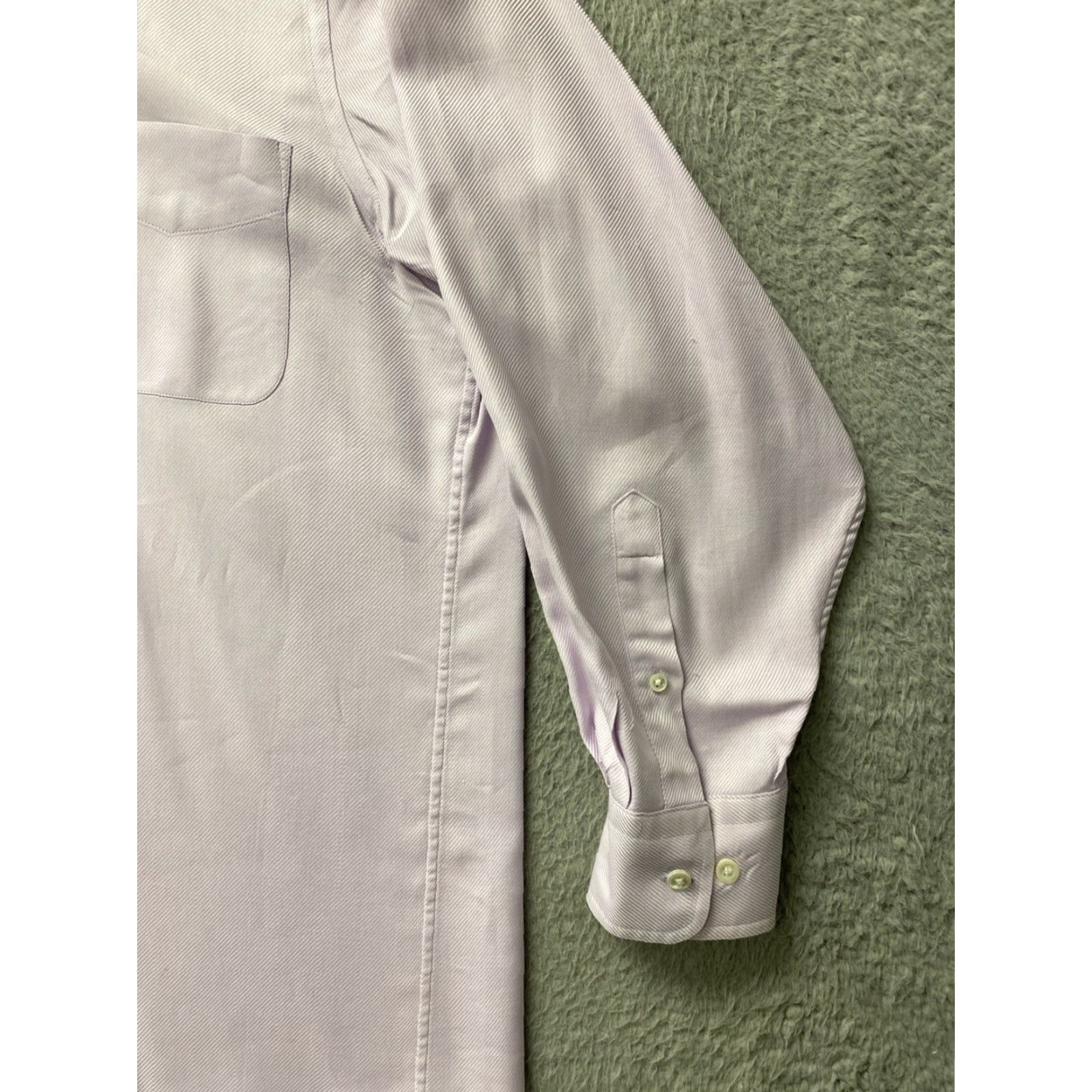 Faconnable Faconnable Button Shirt Men’s 4 16R Lavender Cotton / 158-33 Size XXL / US 16-18 / IT 52-54 - 3 Thumbnail