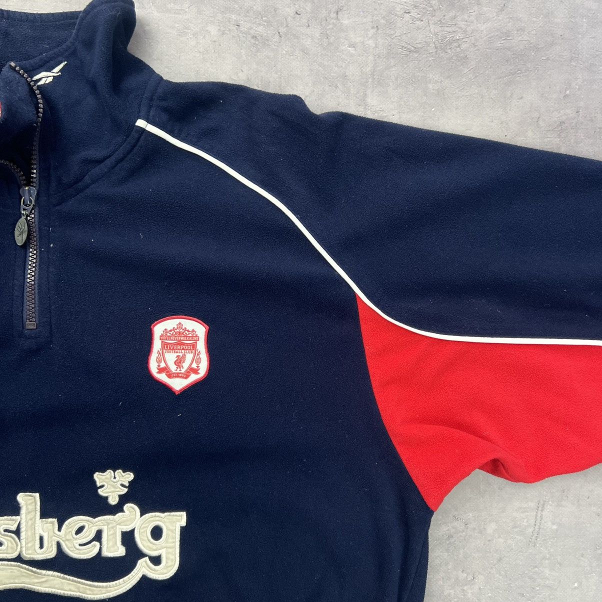 Reebok Rare! Liverpool Reebok Fleece Jacket Hoodie Vintage 90s Size US M / EU 48-50 / 2 - 12 Thumbnail