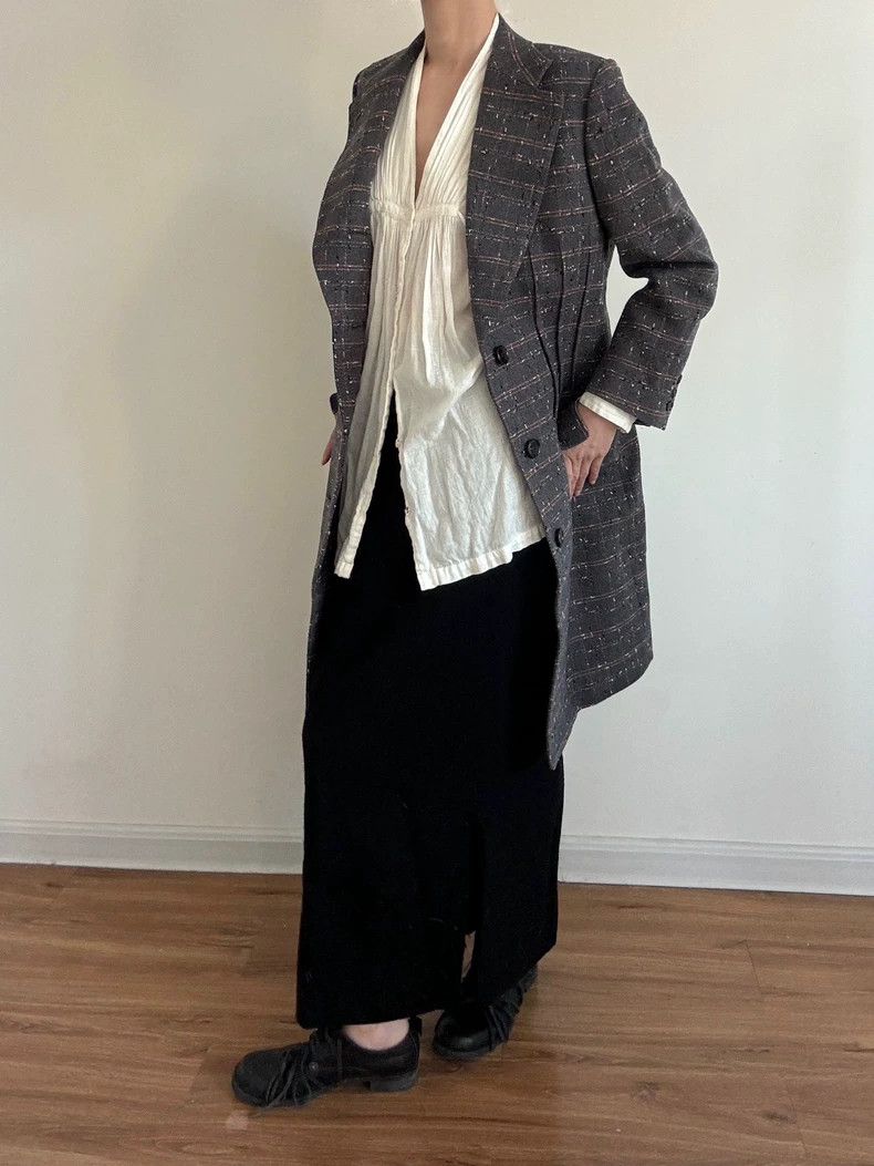 Comme des Garcons Comme des Garcons Wool tweed coat Size M / US 6-8 / IT 42-44 - 2 Thumbnail
