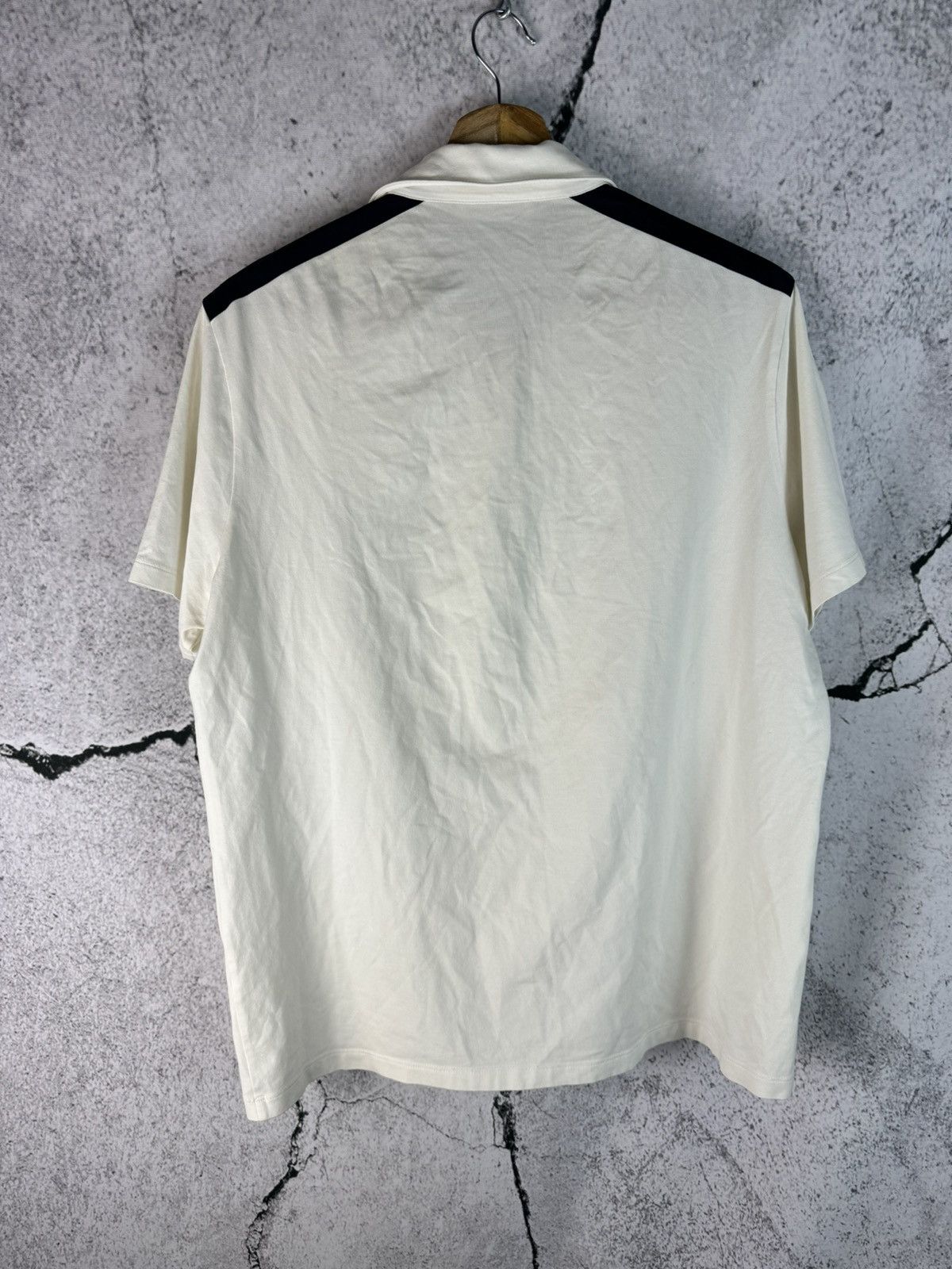 Prada Prada Milano Red Tab Basic Old Money White Polo T Shirt Tee Size US L / EU 52-54 / 3 - 2 Thumbnail