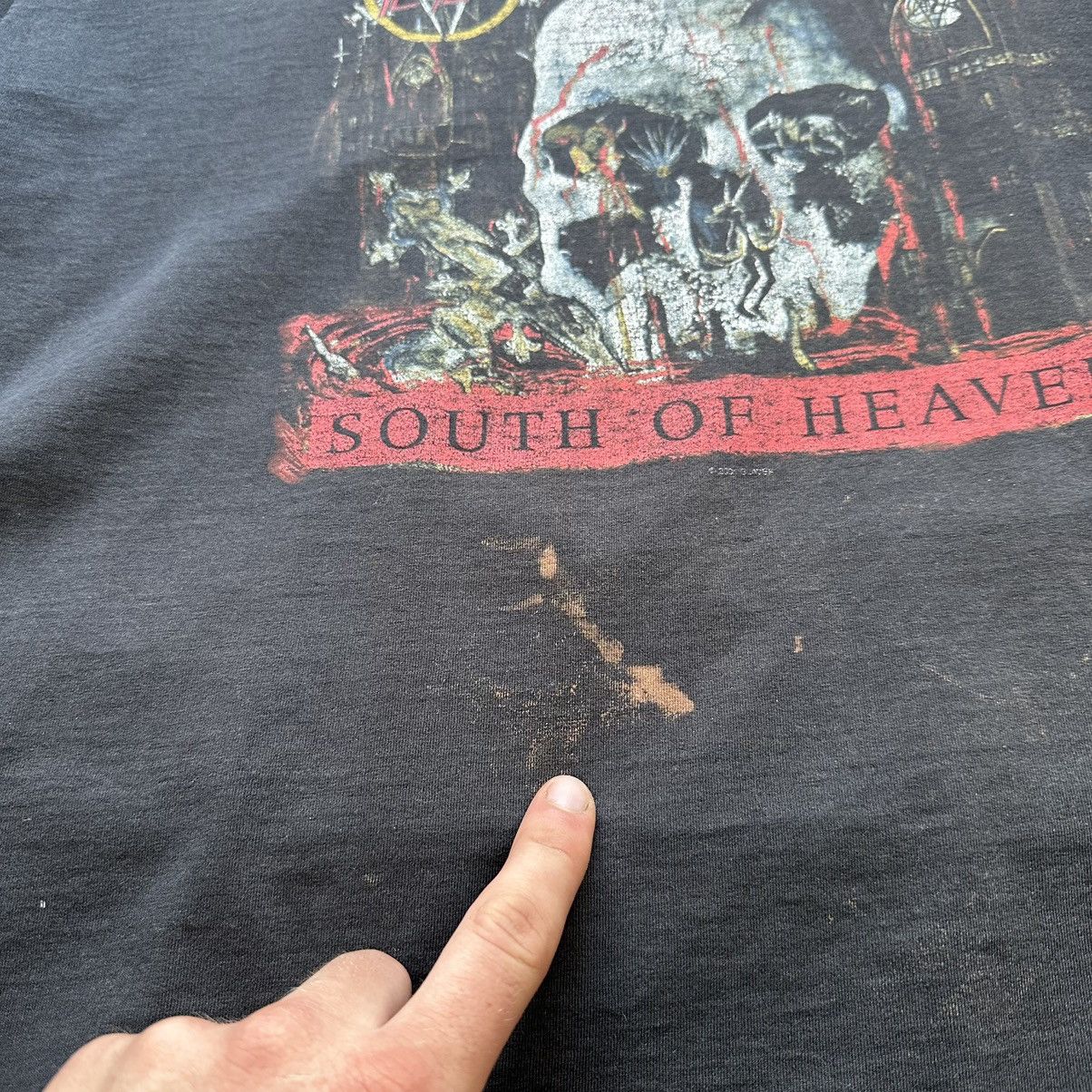 Vintage Vintage Slayer South Of Heaven 2009 T-shirt Black Size M Size US M / EU 48-50 / 2 - 6 Thumbnail