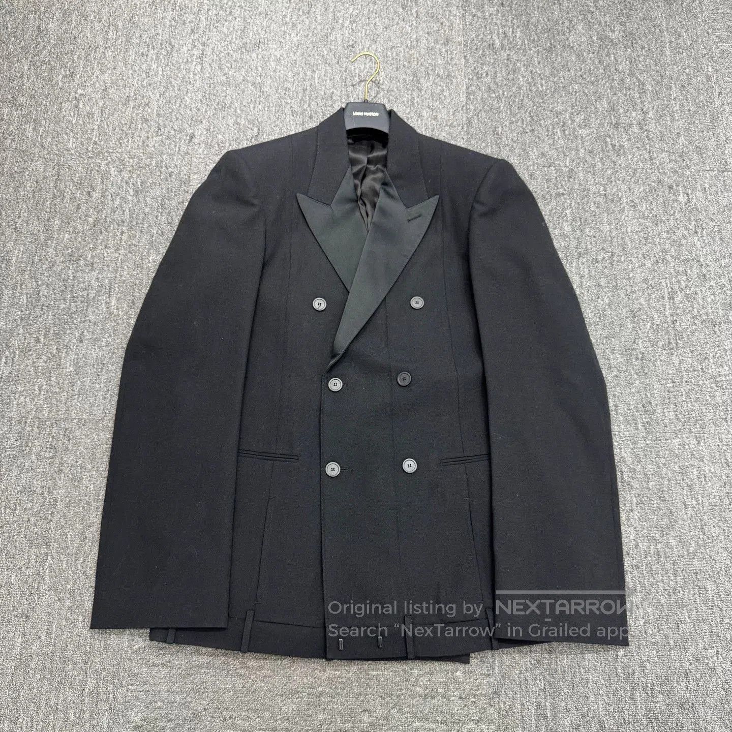 Balenciaga balenciaga nylon wool blend suit jacket. Size US XXS / EU 40 - 1 Thumbnail