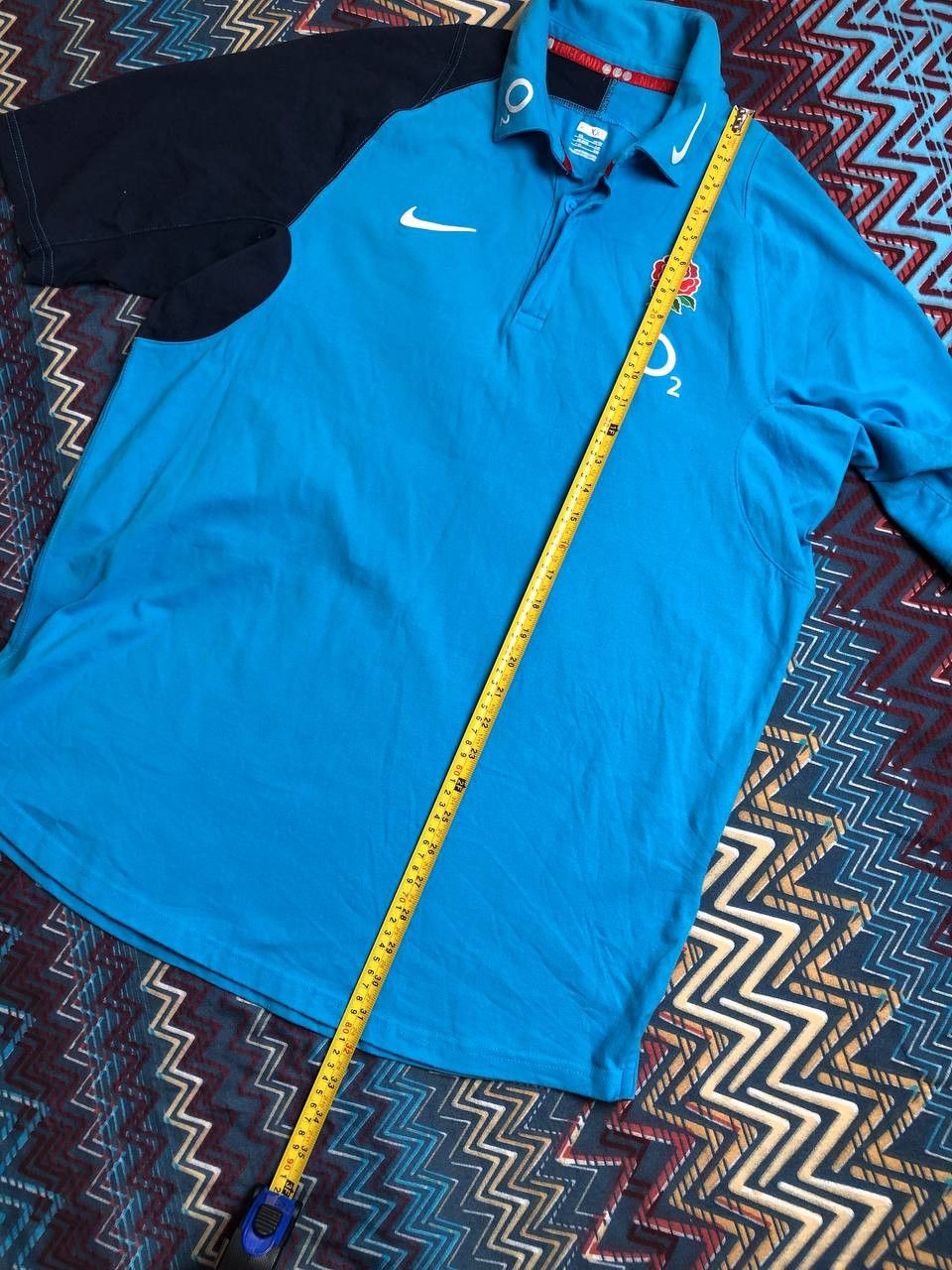 Nike × Vintage 90s Nike Central Swoosh Vintage Y2K Oversized Retro T-Shirt Size US XXL / EU 58 / 5 - 13 Thumbnail