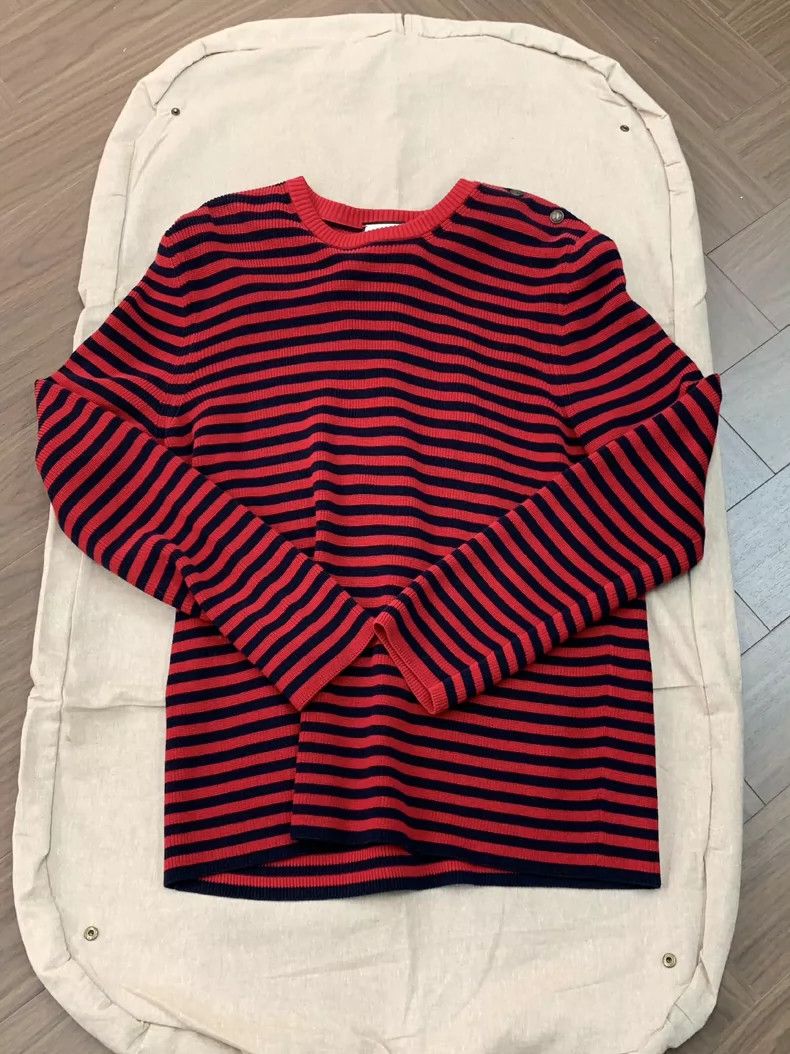 Gucci Gucci Red and Black Striped Knit Sweater - dmc Size US M / EU 48-50 / 2 - 1 Thumbnail