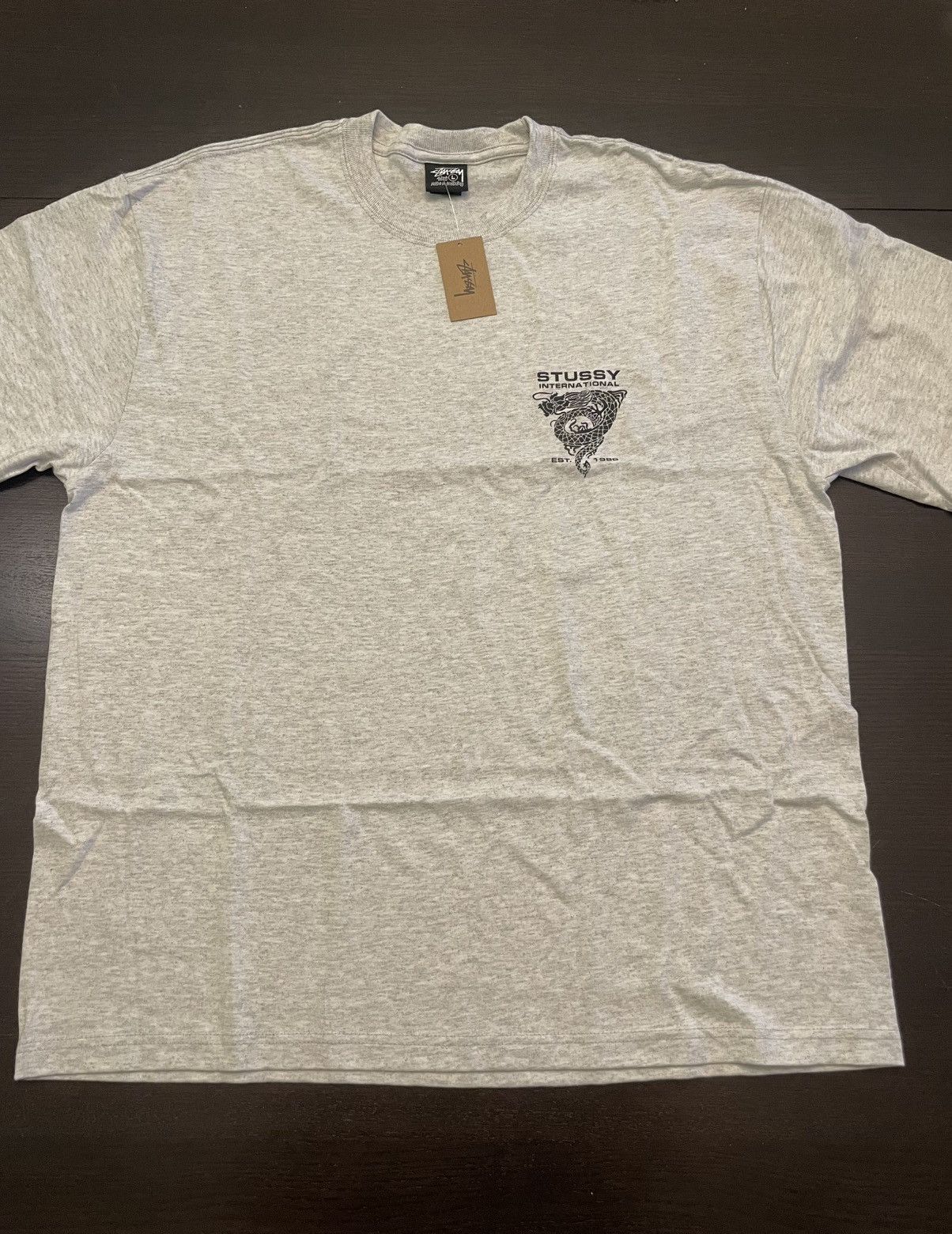 Stussy Stüssy Ash Heather Dragon Tee Size US L / EU 52-54 / 3 - 2 Thumbnail