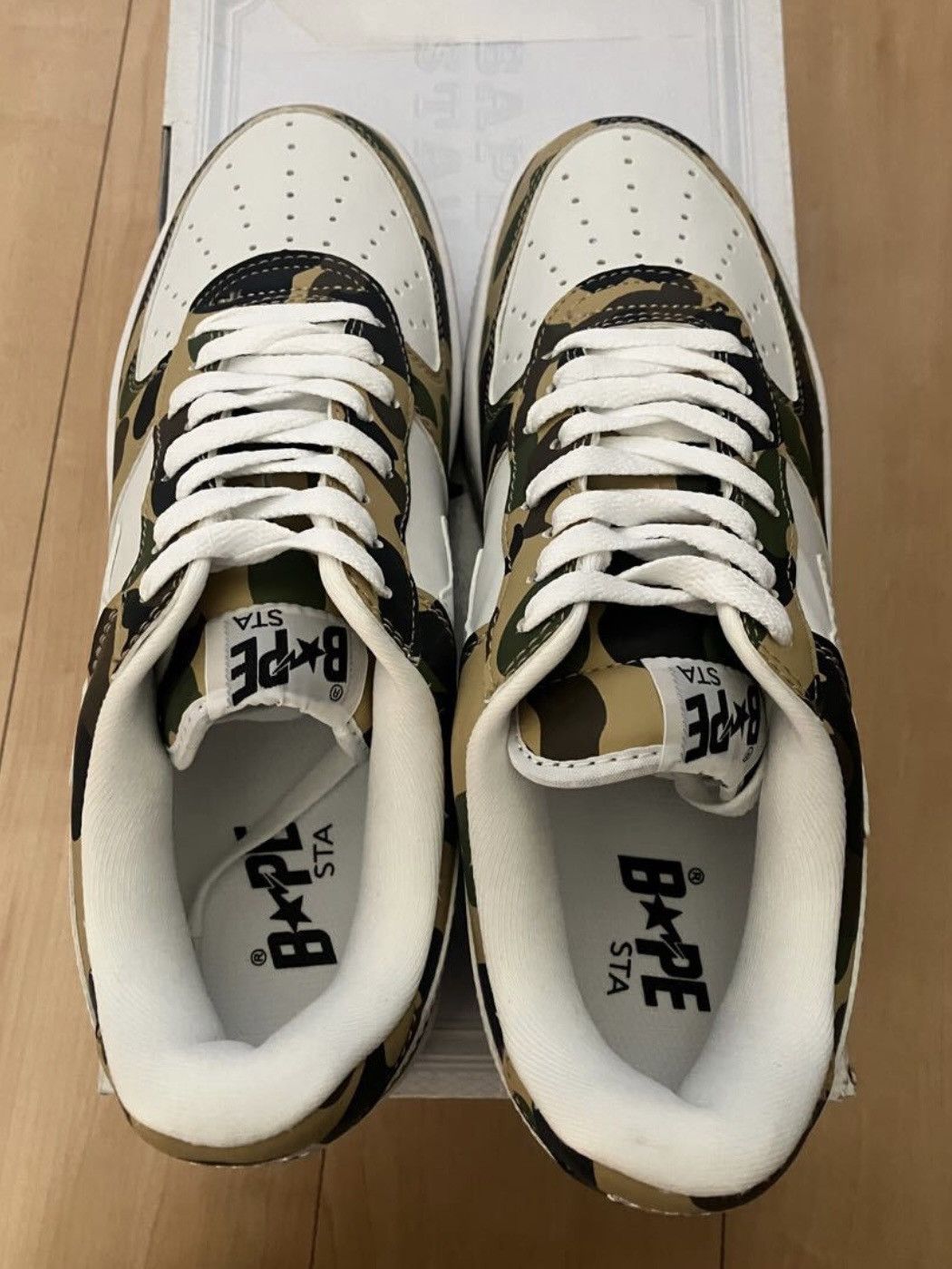 Bape A BATHING APE 1ST CAMO YELLOW BAPESTA Size US 9.5 / EU 42-43 - 2 Thumbnail