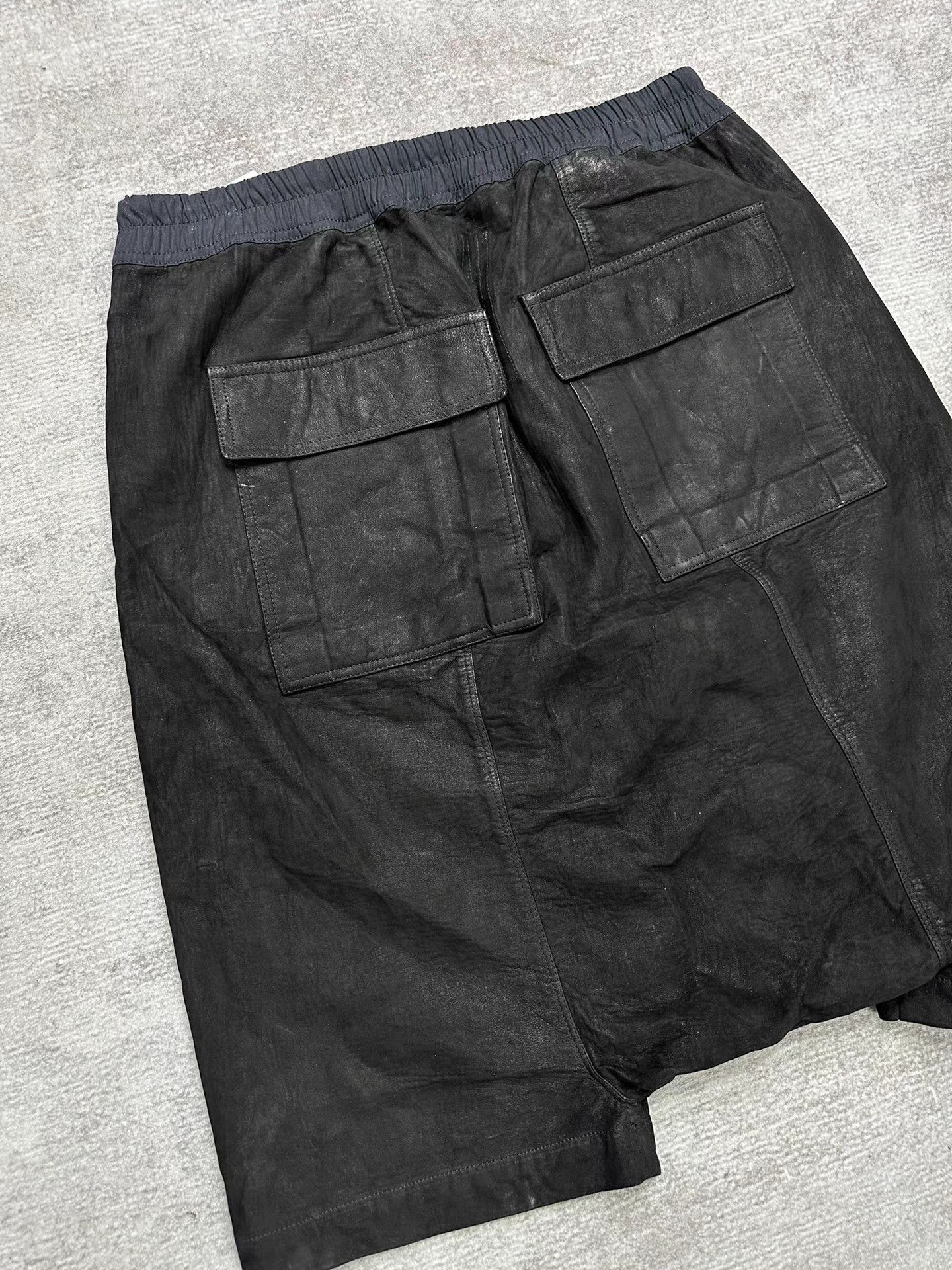 Rick Owens Rick Owens Distressed Lambskin Shorts K20 Size US 34 / EU 50 - 7 Thumbnail