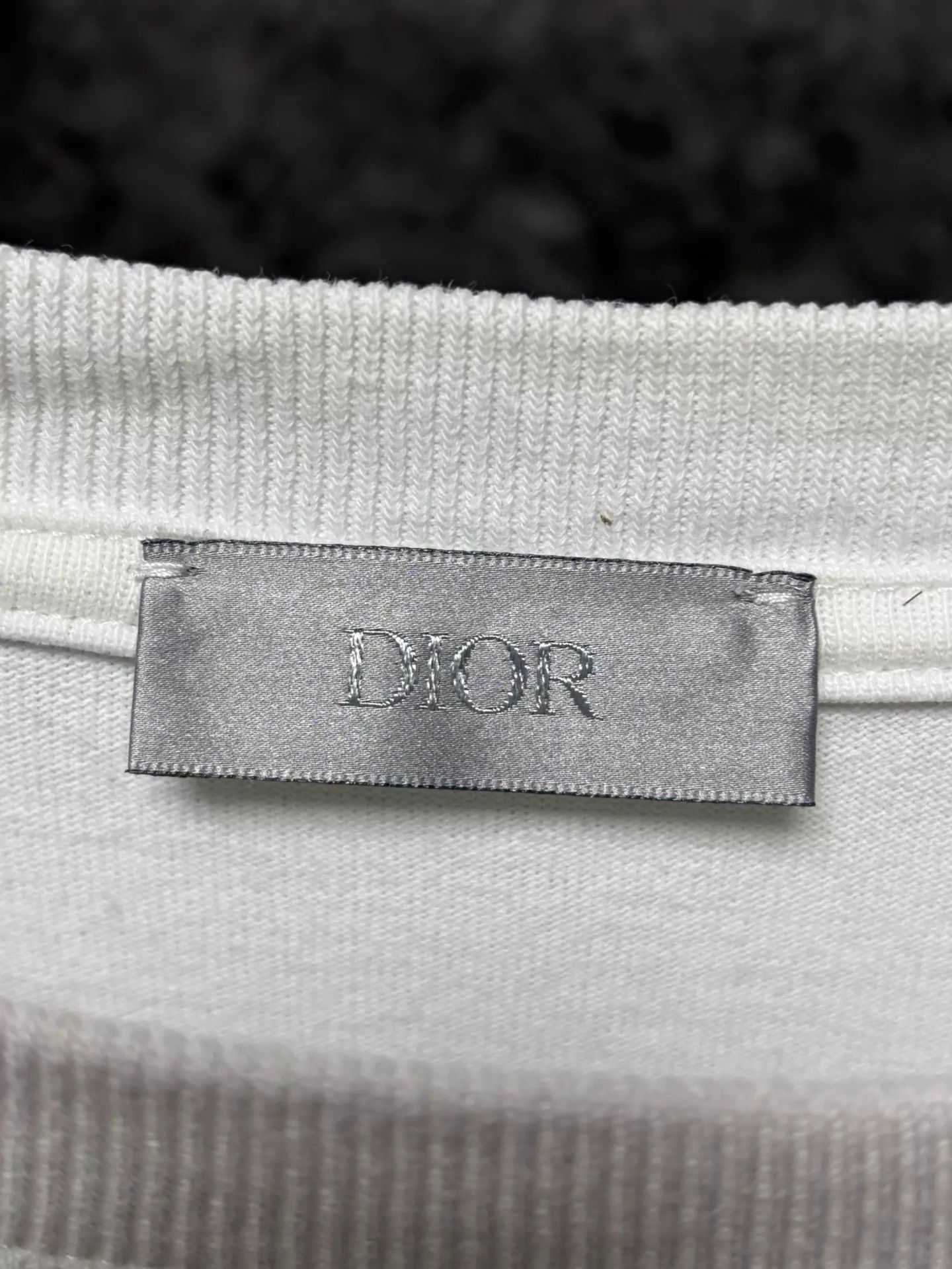 Dior Dior x Travis Scott short tee white XL splash ink Size US XL / EU 56 / 4 - 3 Thumbnail